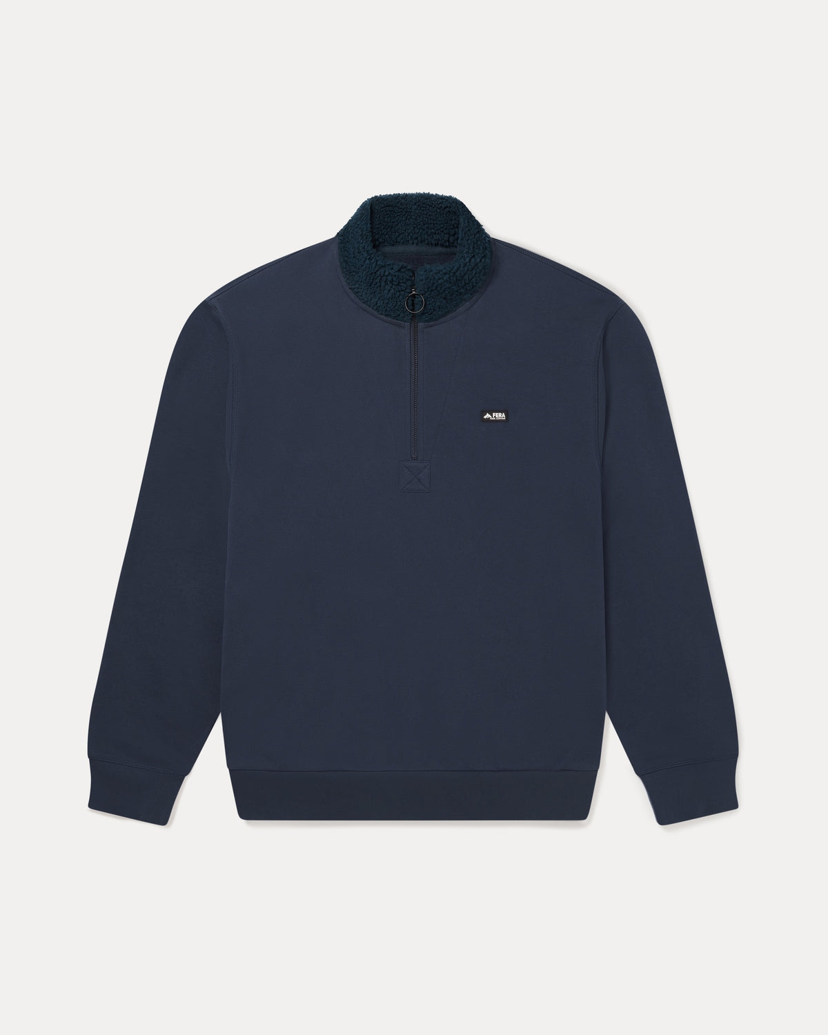 Quarter Zip Fleece Collar - Navy