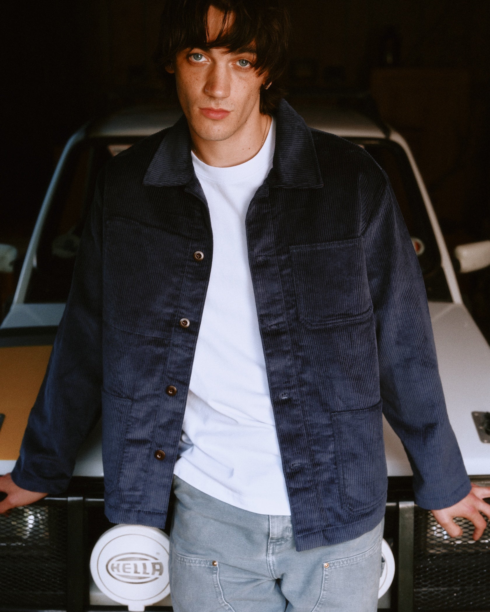 Cord Cider Jacket - Navy - Fera