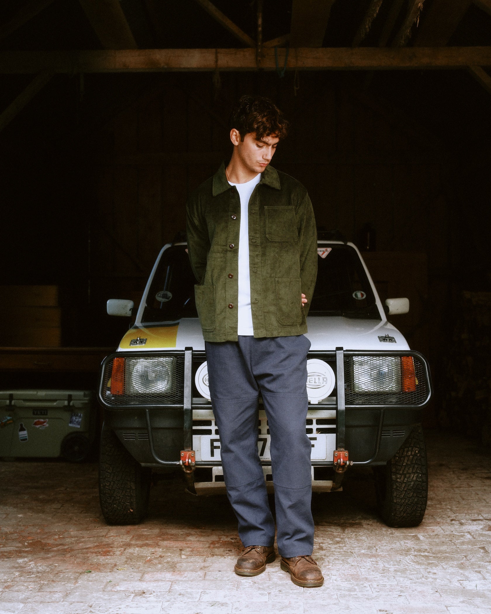 Cord Cider Jacket - Green - Fera