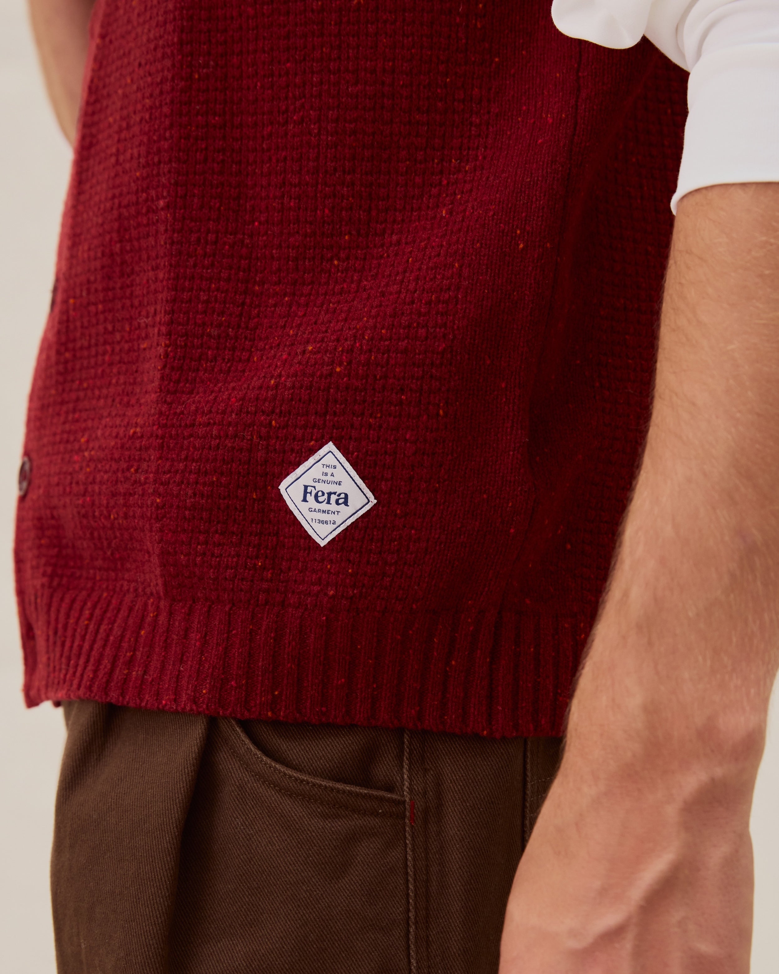 Curlew Merino Vest - Bonfire