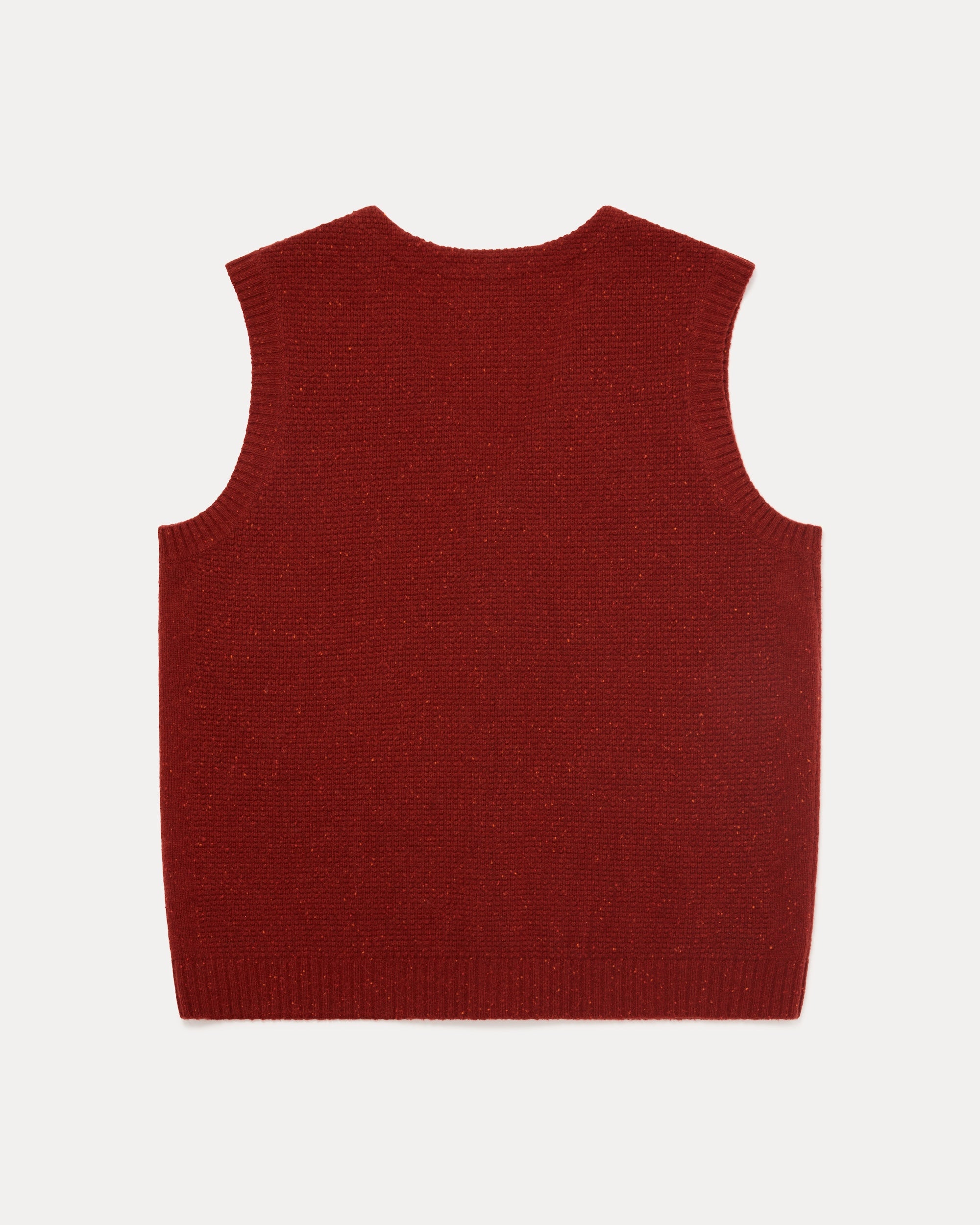 Curlew Merino Vest - Bonfire