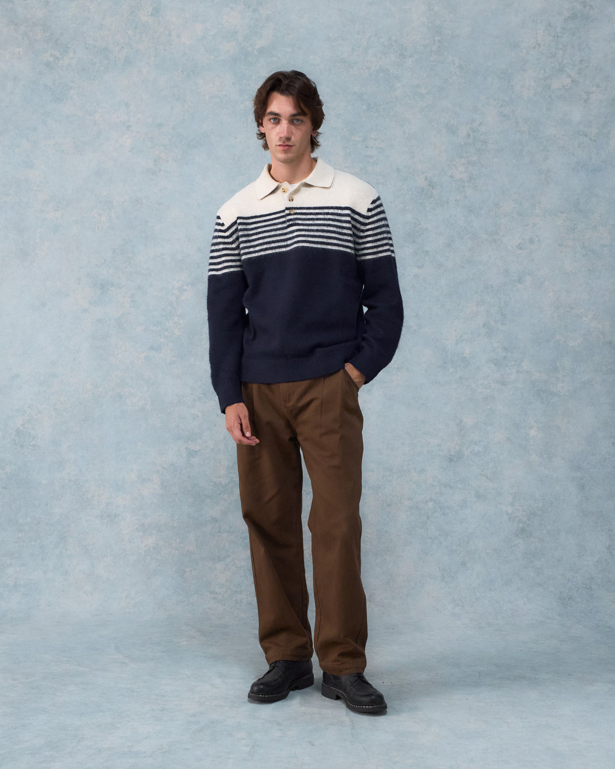 Gannet Knitted Polo