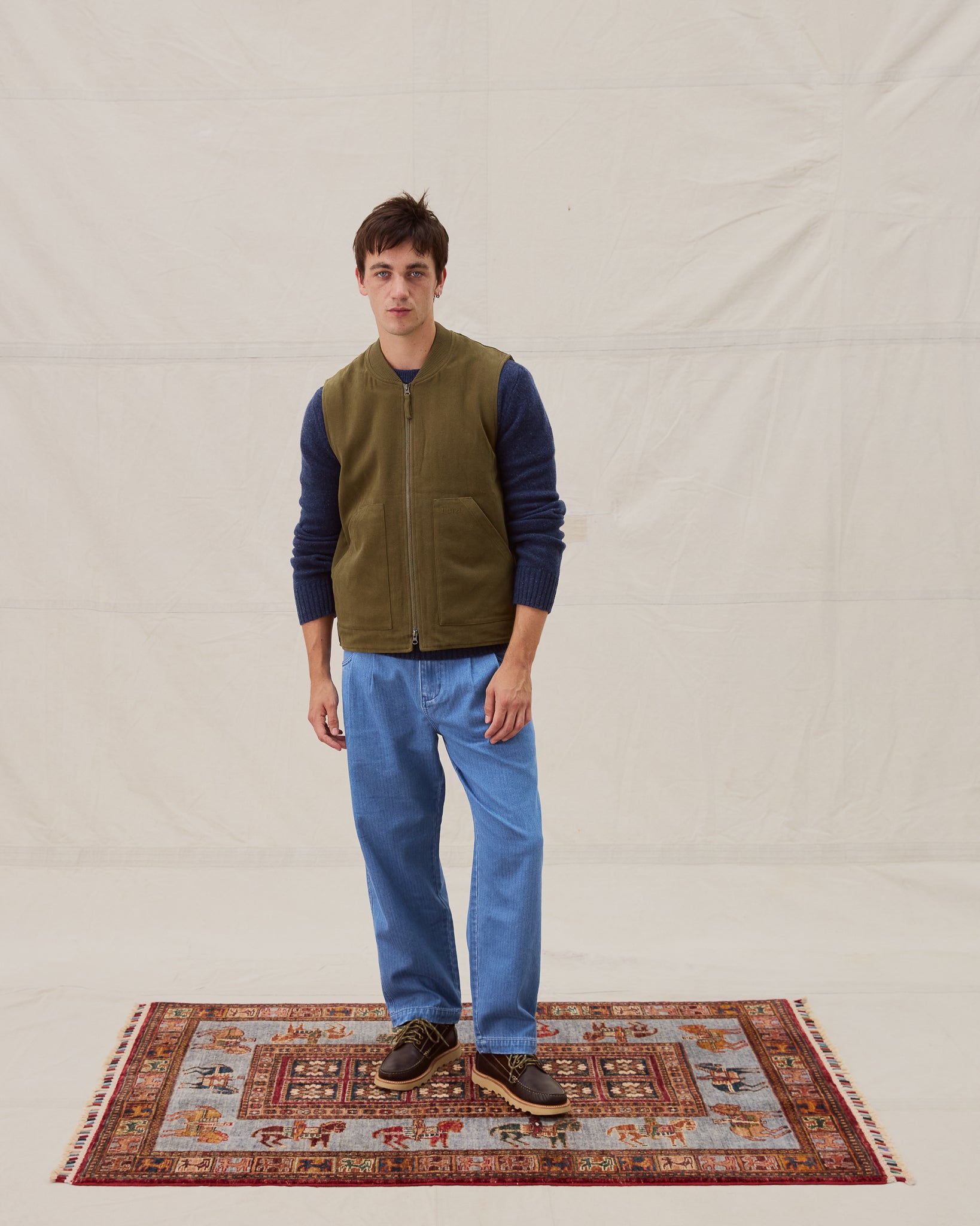 Poacher Gilet - Marsh Green