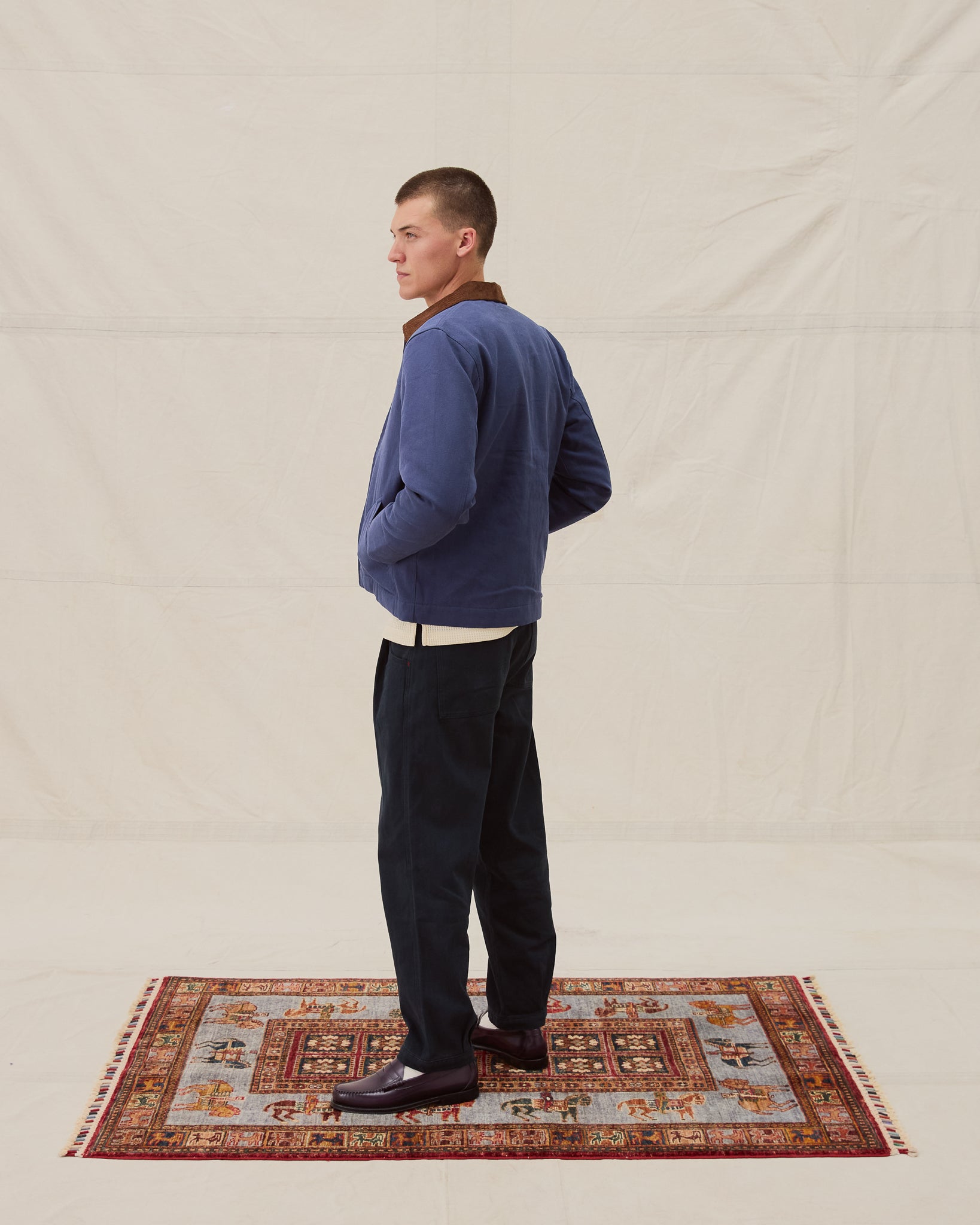 Shire Jacket - Blanket Lined - Washed Navy