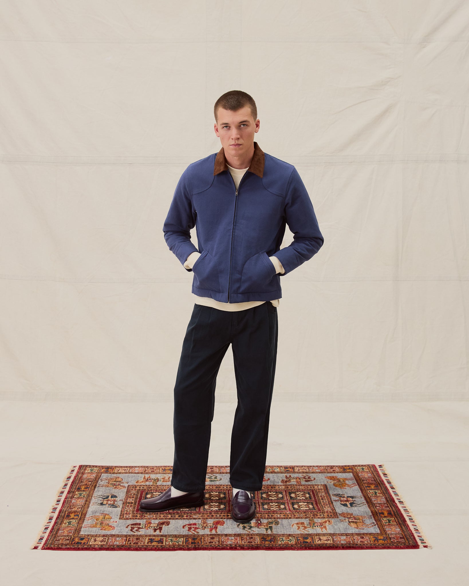 Shire Jacket - Blanket Lined - Washed Navy
