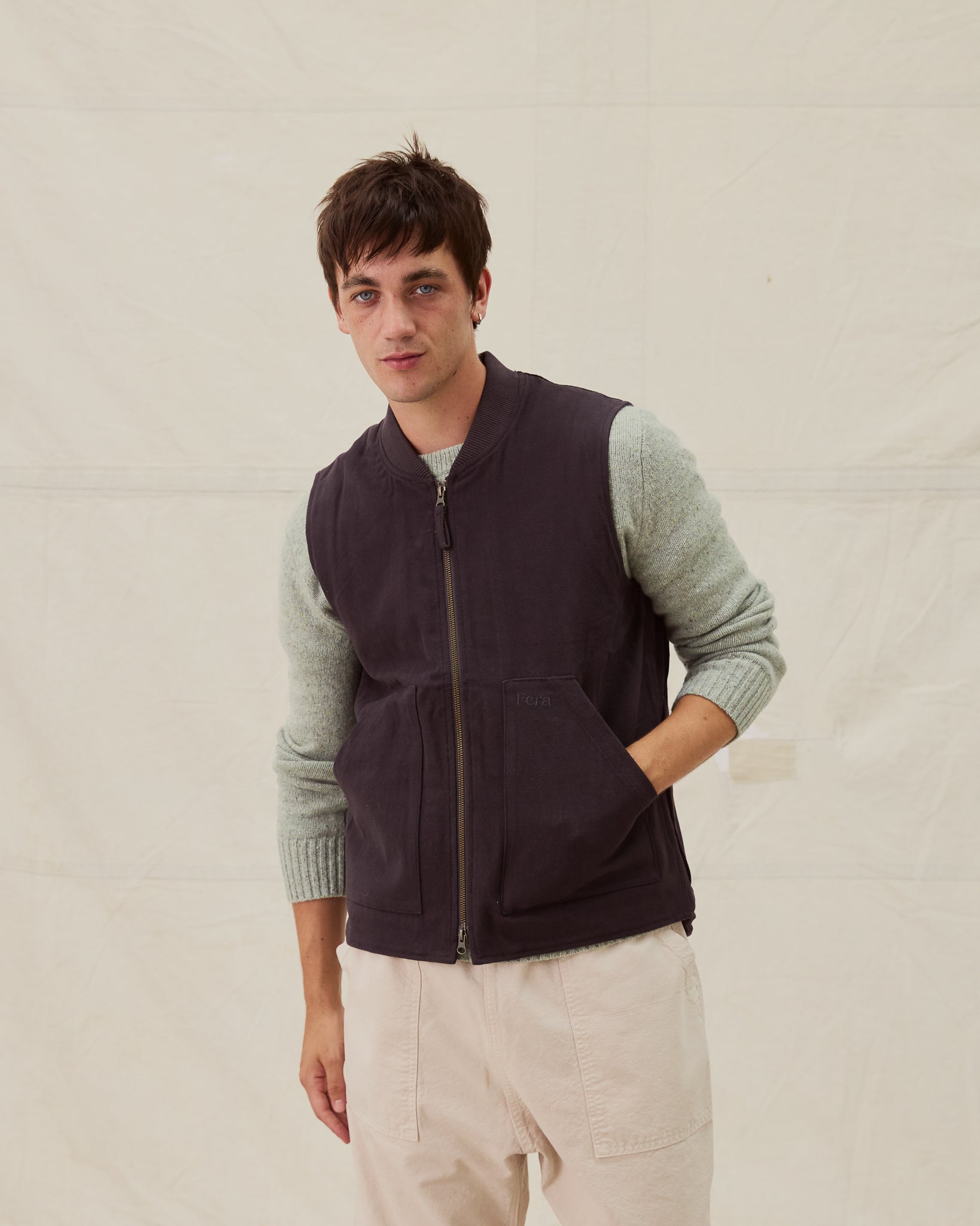 Poacher Gilet - Navy Blue