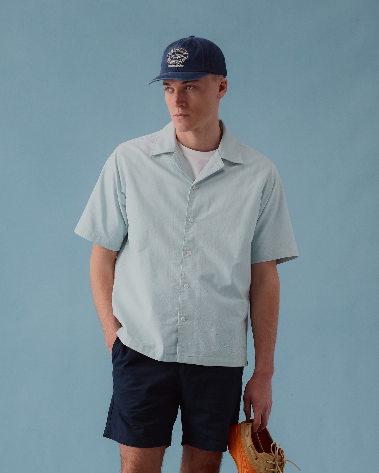 Embroidered Dune Shirt - Mint