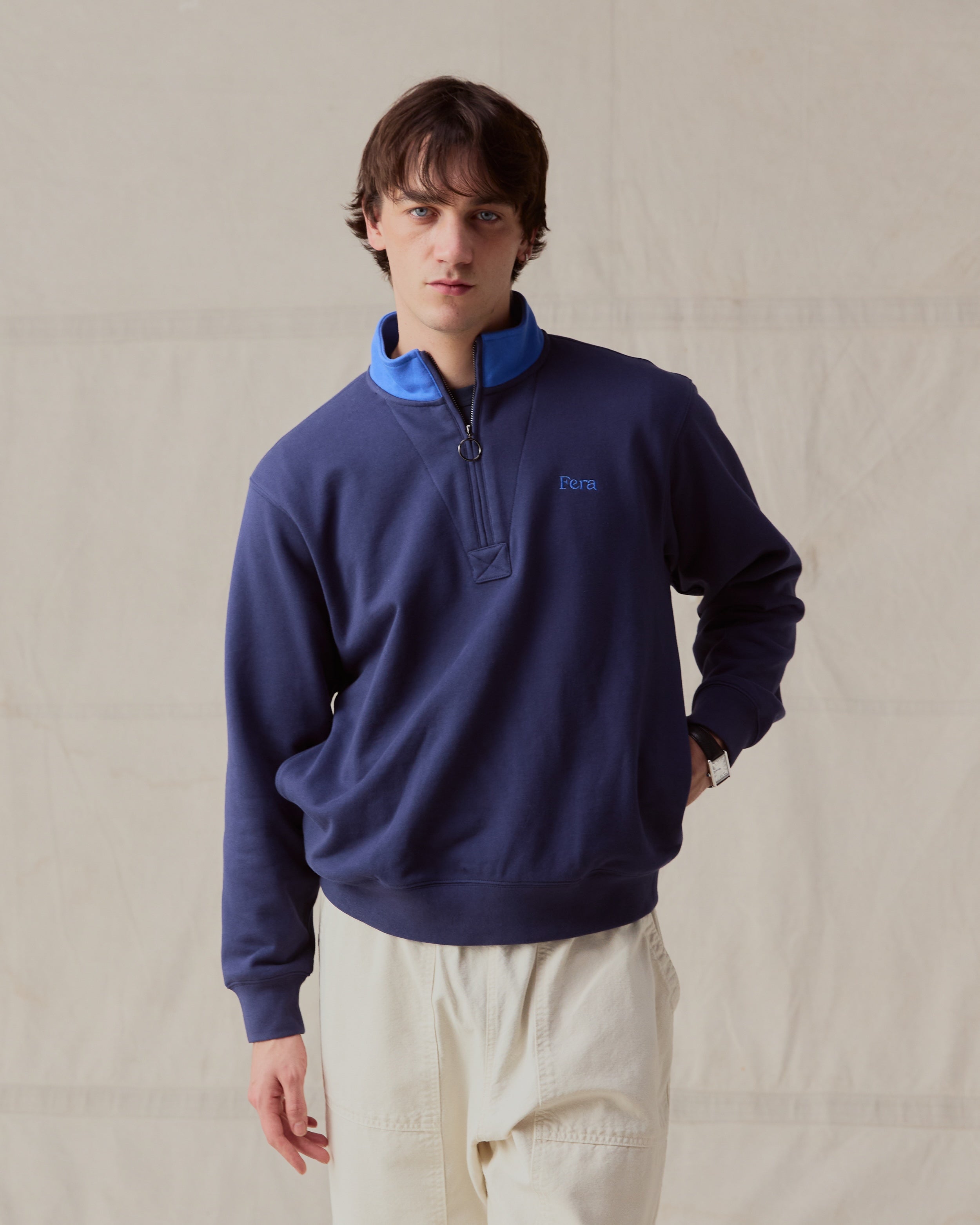 Quarter Zip - Navy