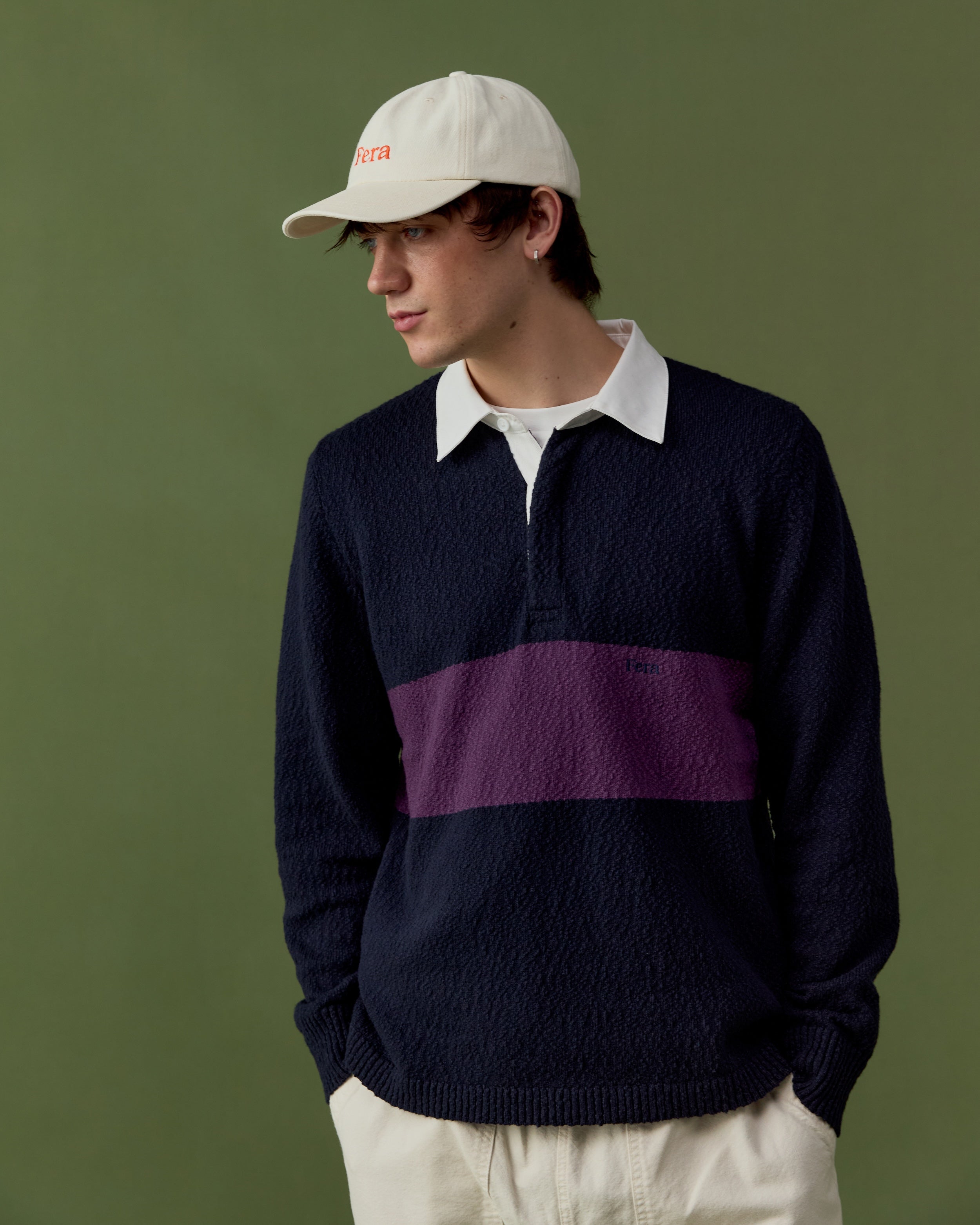 Knitted Rugby - Navy