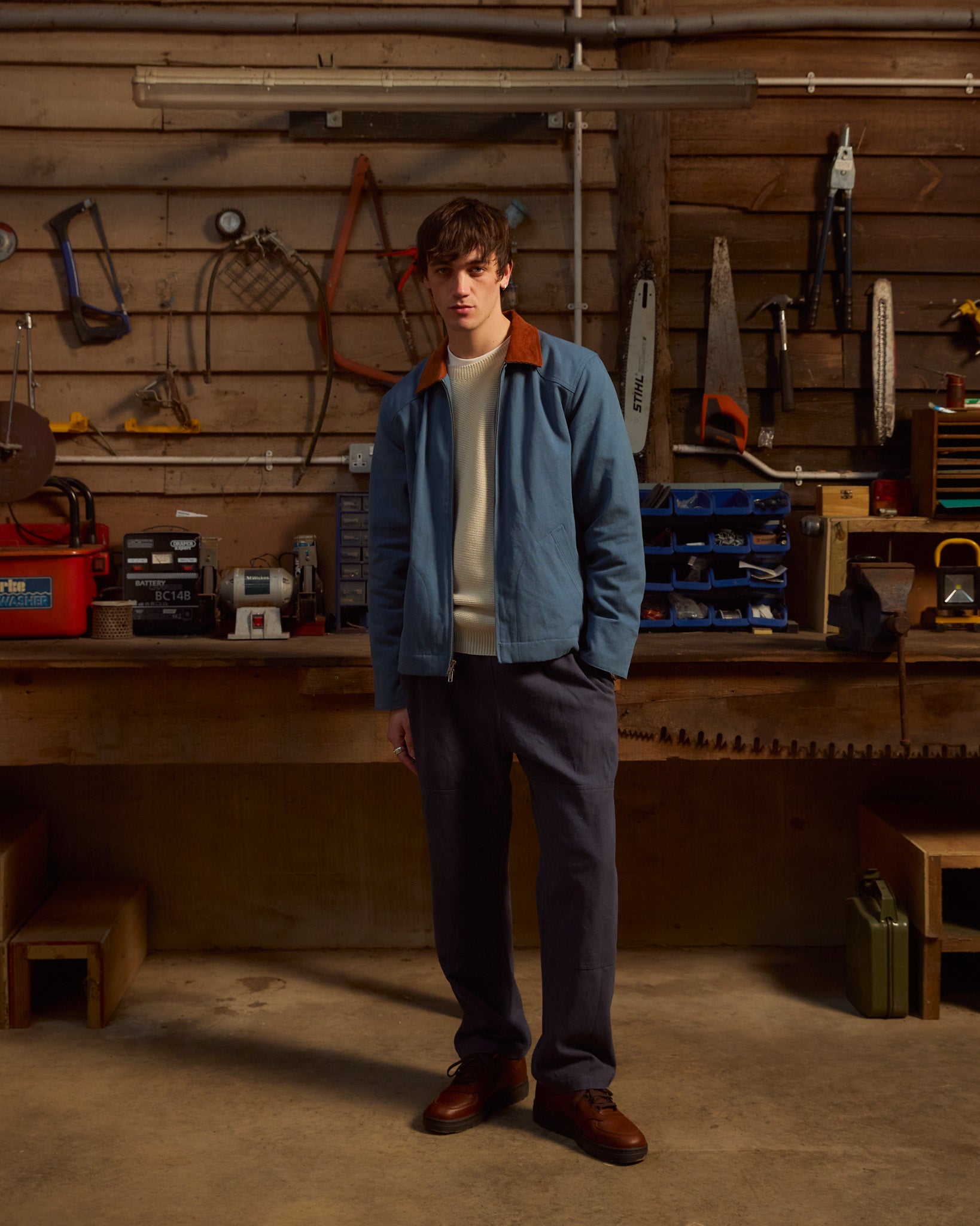 Shire Jacket - Canvas Lined - Blue