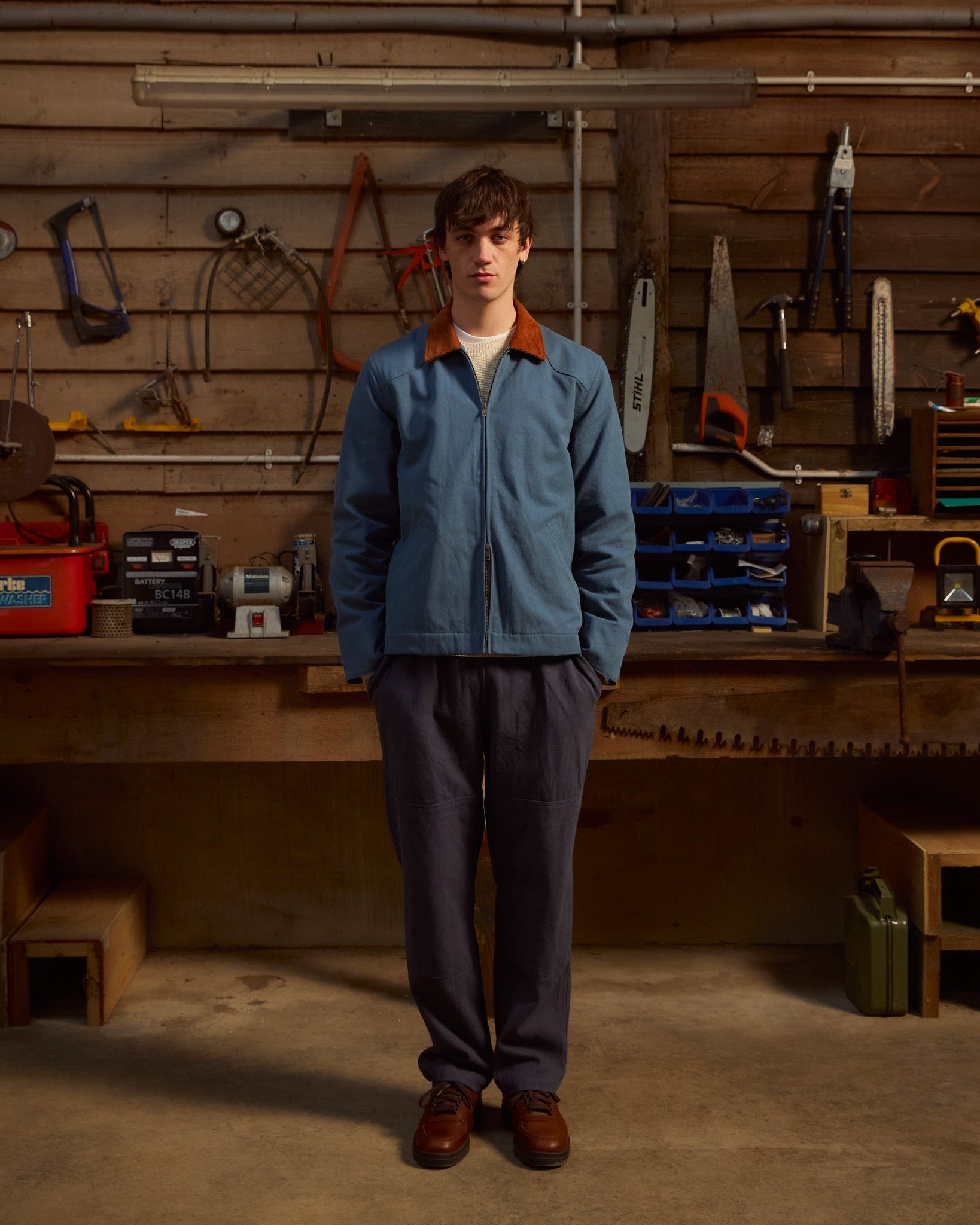 Shire Jacket - Canvas Lined - Blue