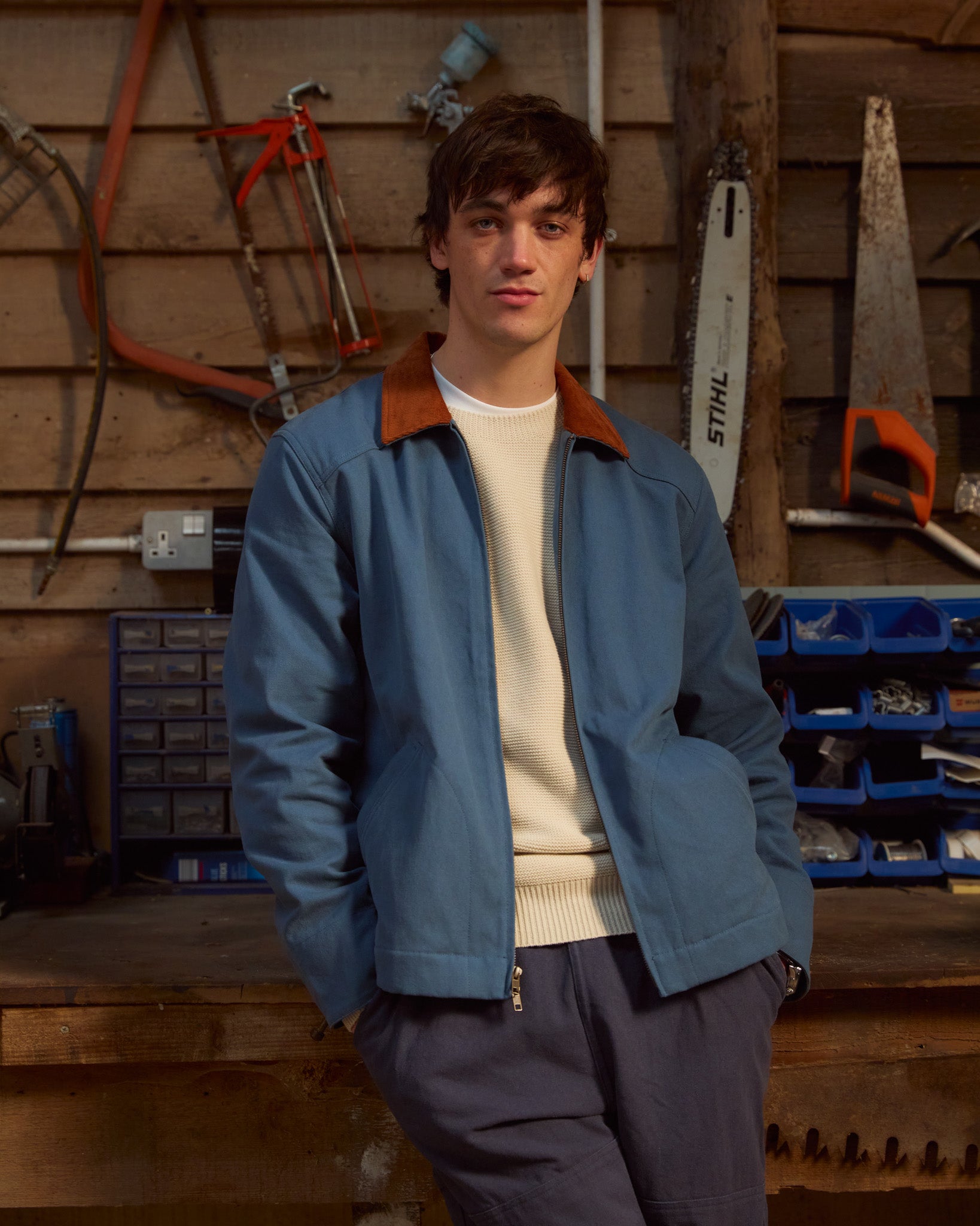 Shire Jacket - Canvas Lined - Blue