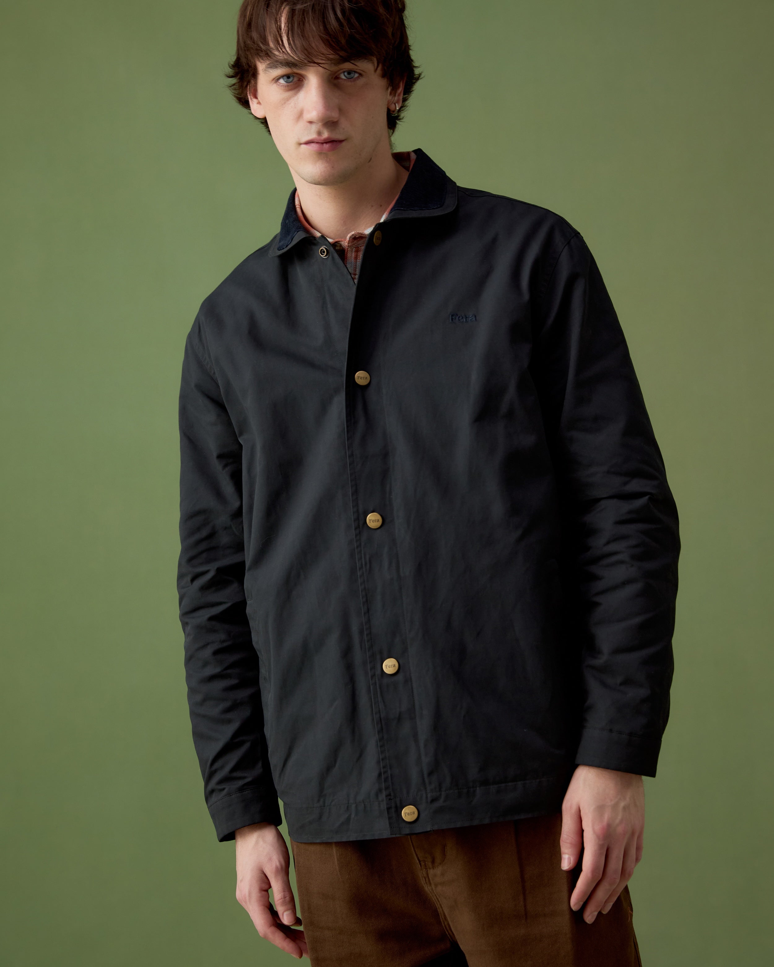 Waxed Jacket - Navy