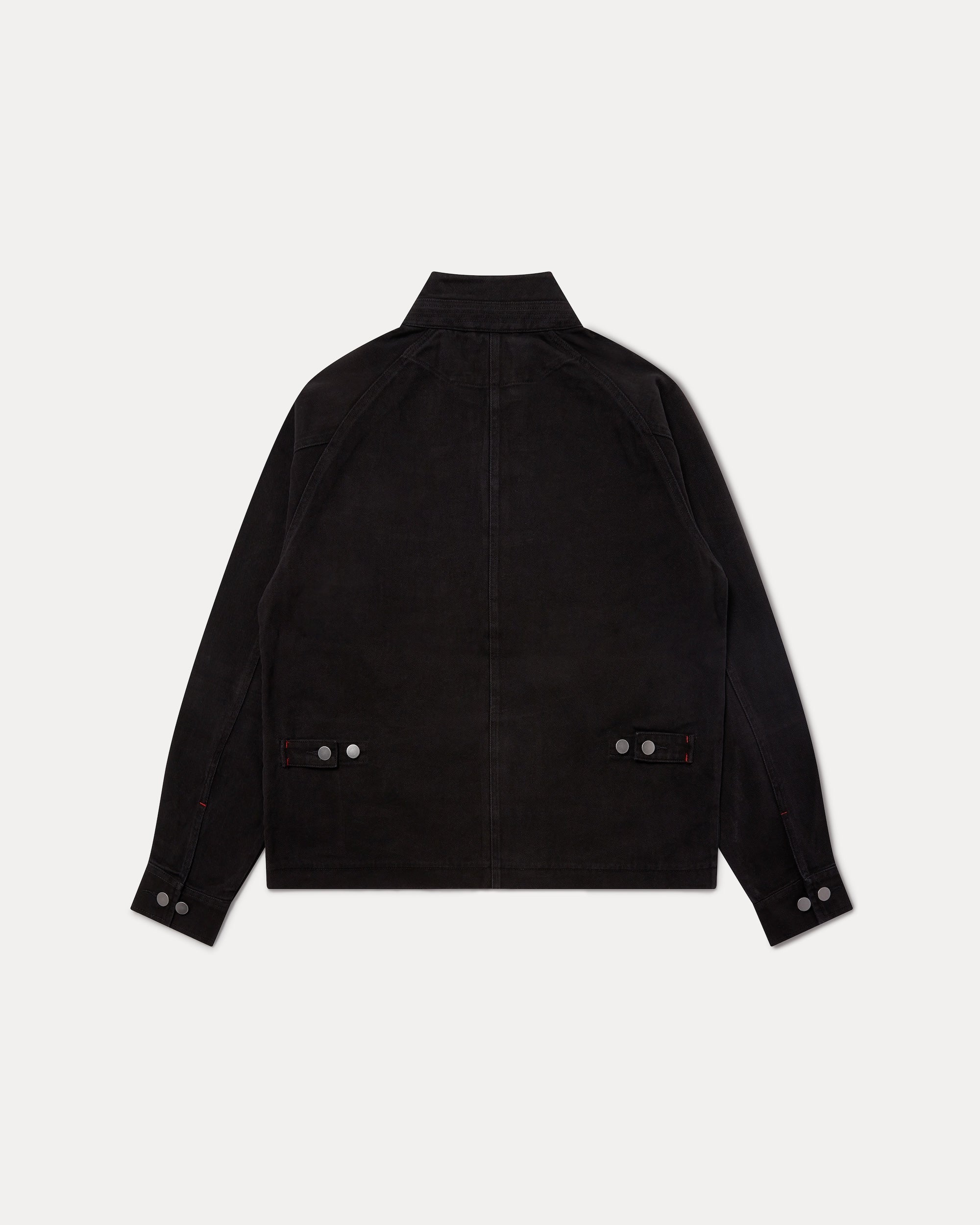 Low Collar Jacket - Black