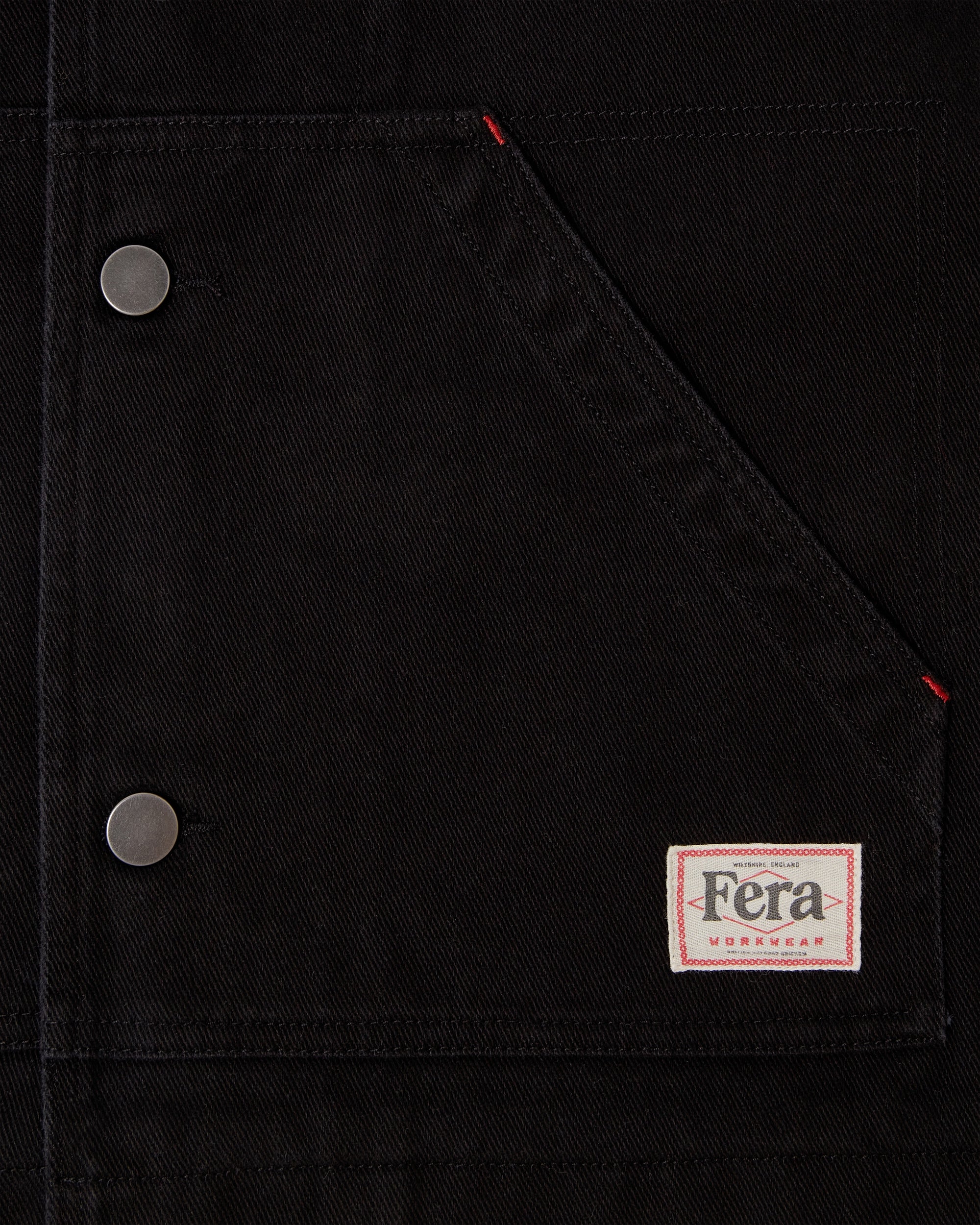 Low Collar Jacket - Black