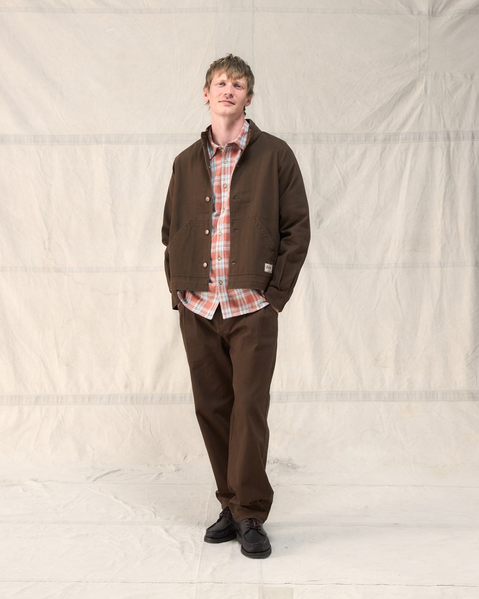 The Fera Uniform Jacket in Brown