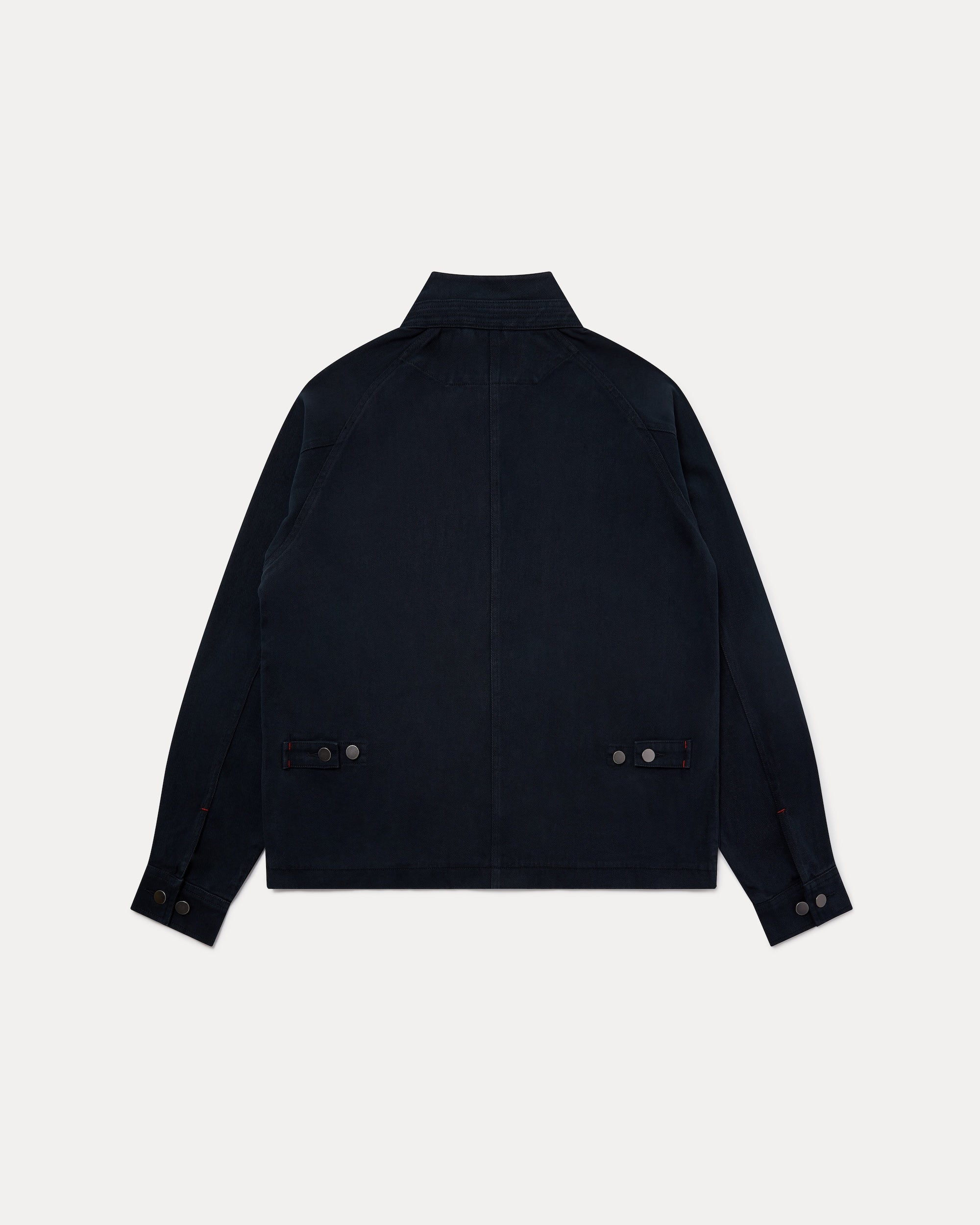 Low Collar Jacket - Navy