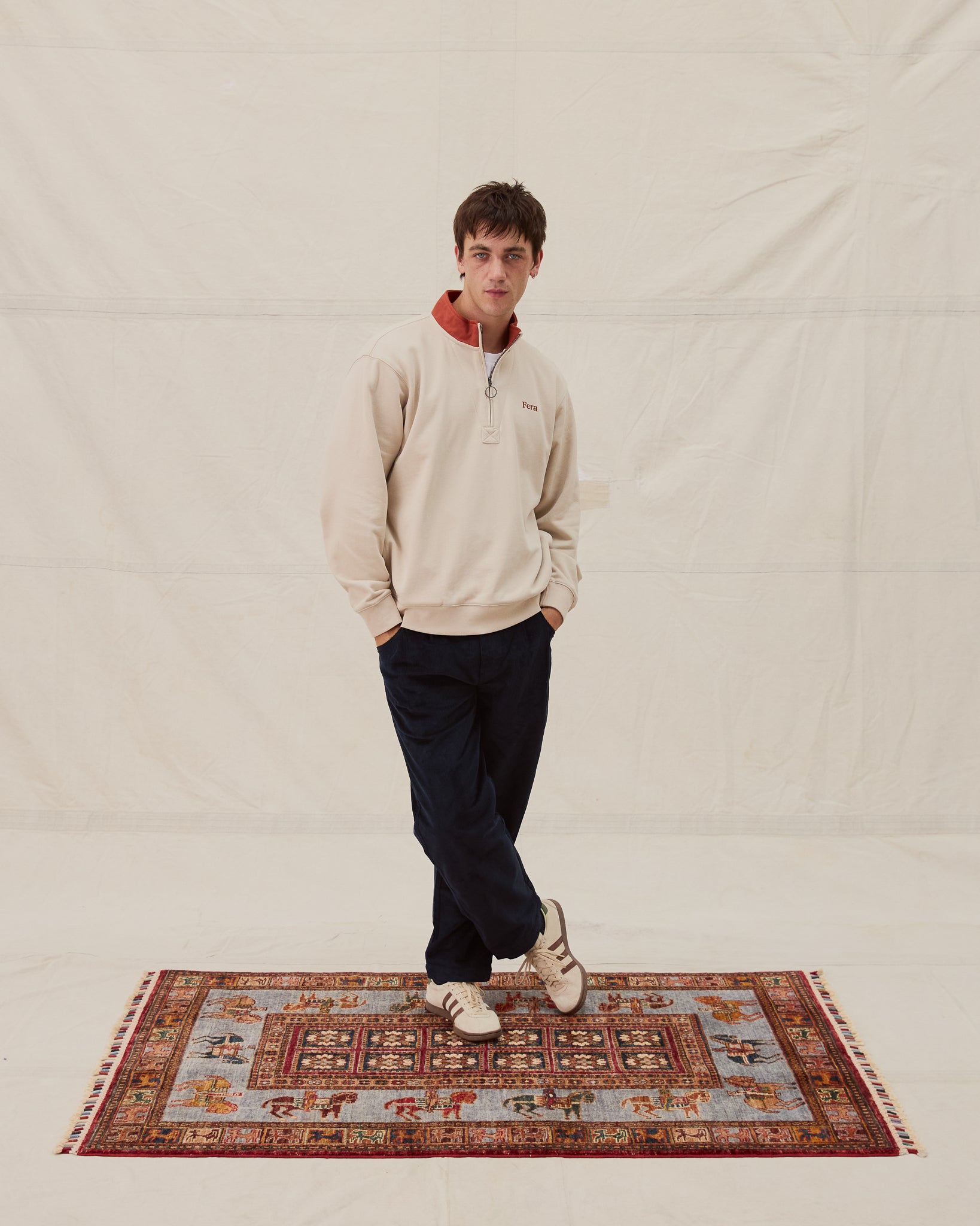 Quarter Zip - Stone