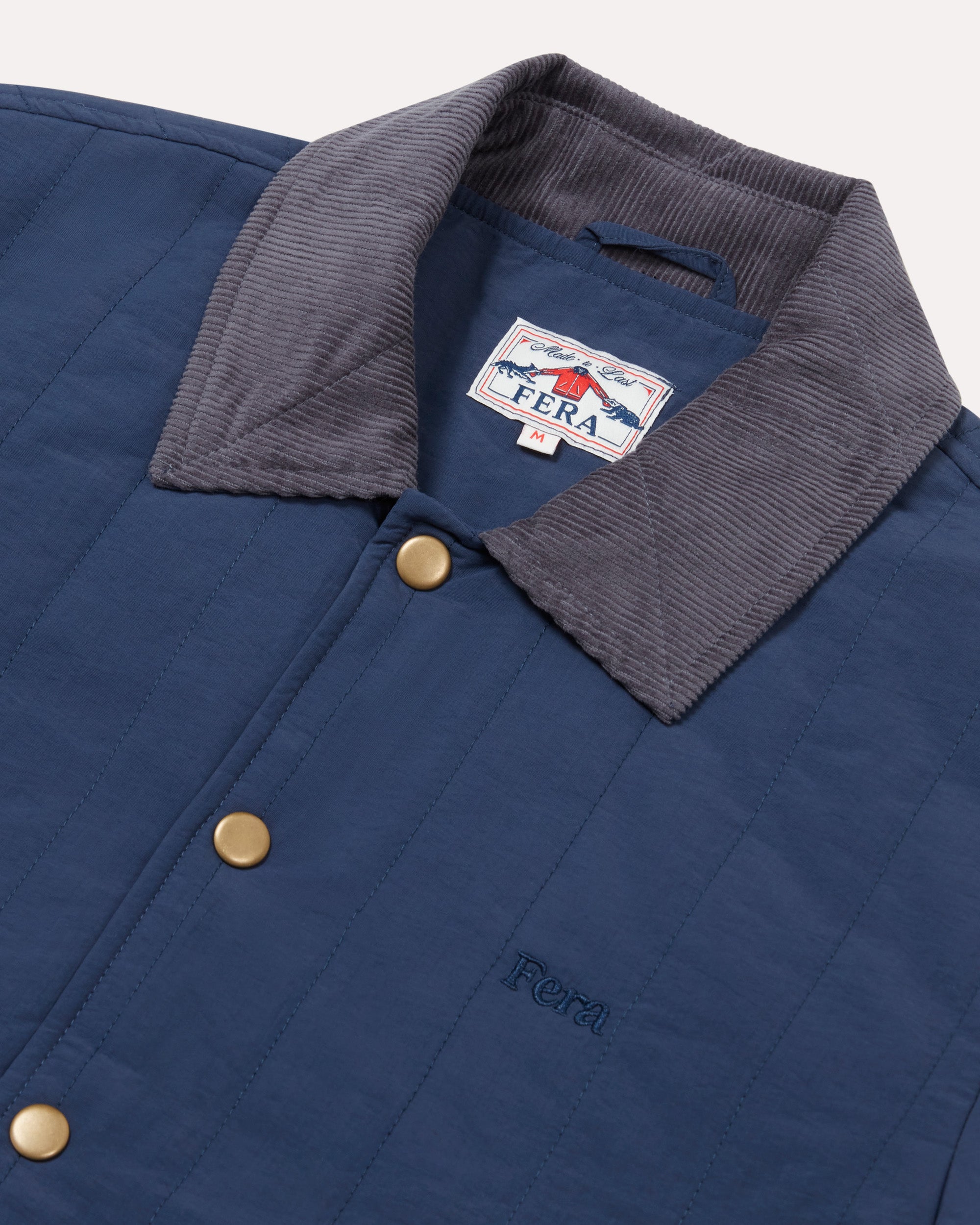 Quilted Jacket - Navy