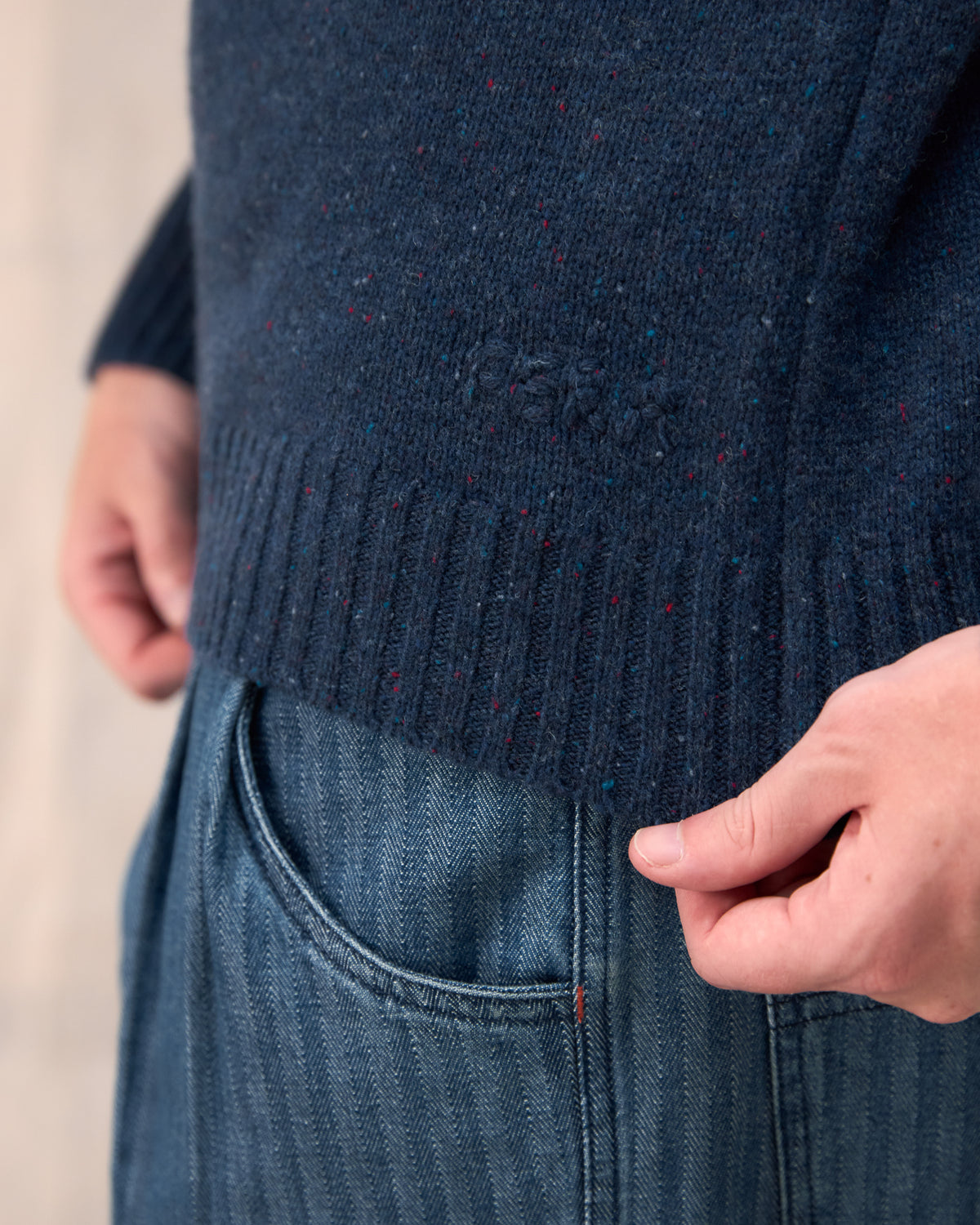 Peewit Knit - Navy