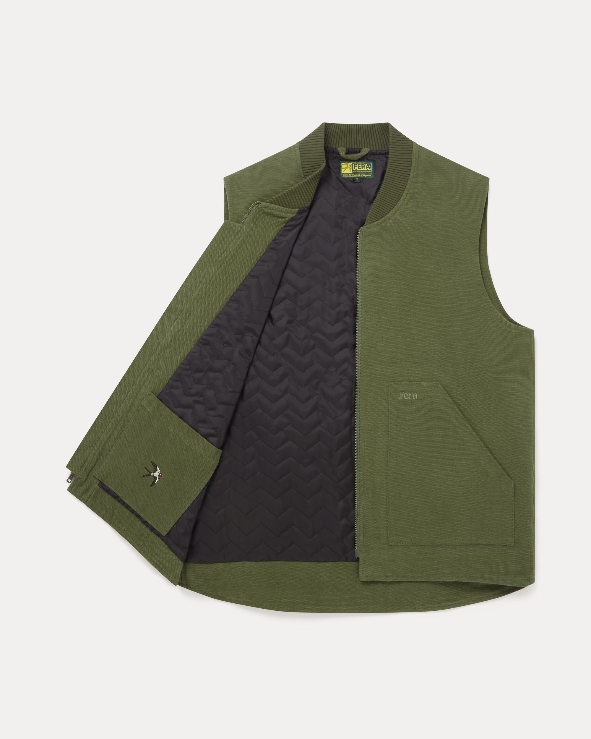 Poacher Gilet - Marsh Green