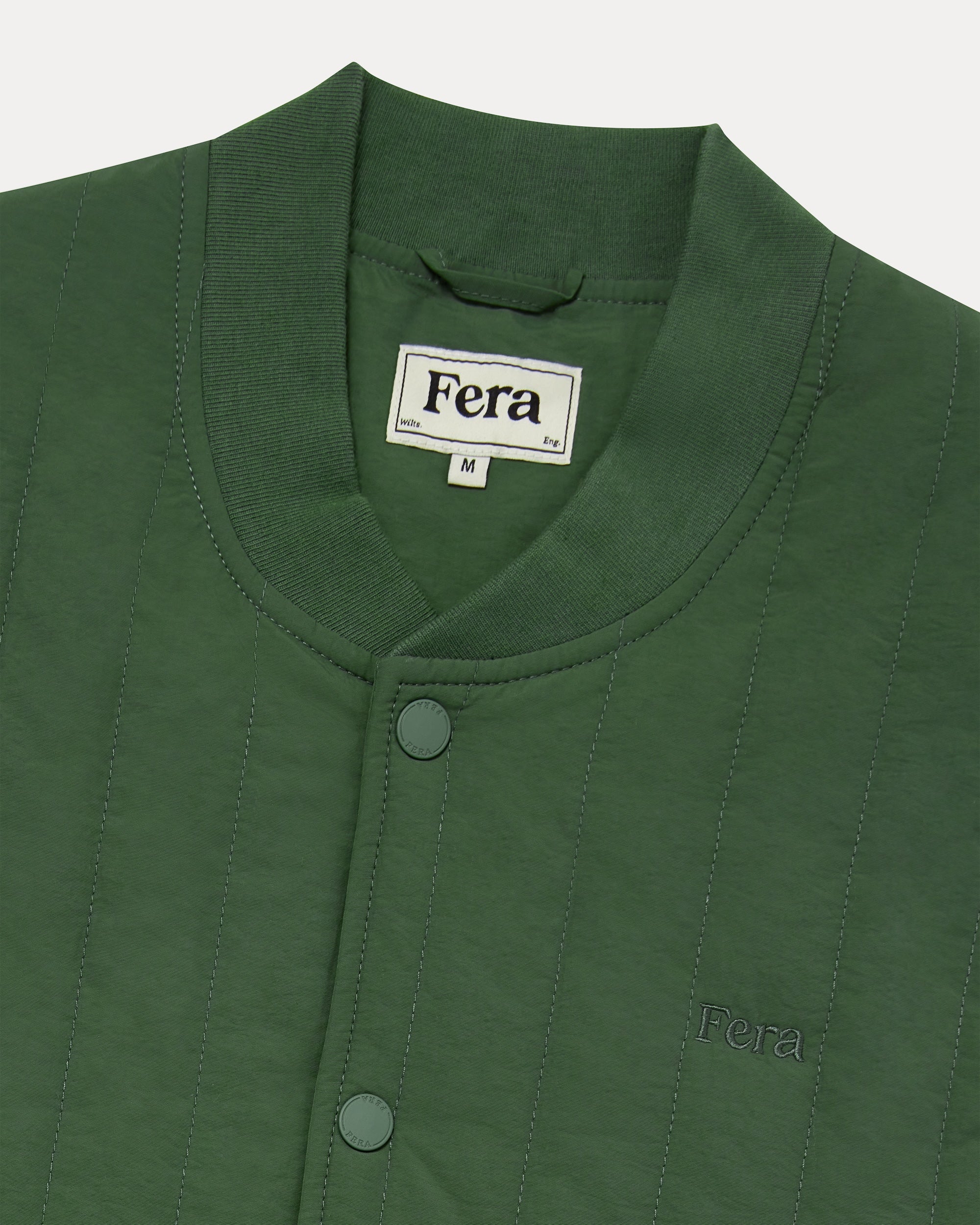 Quilted Gilet - Green