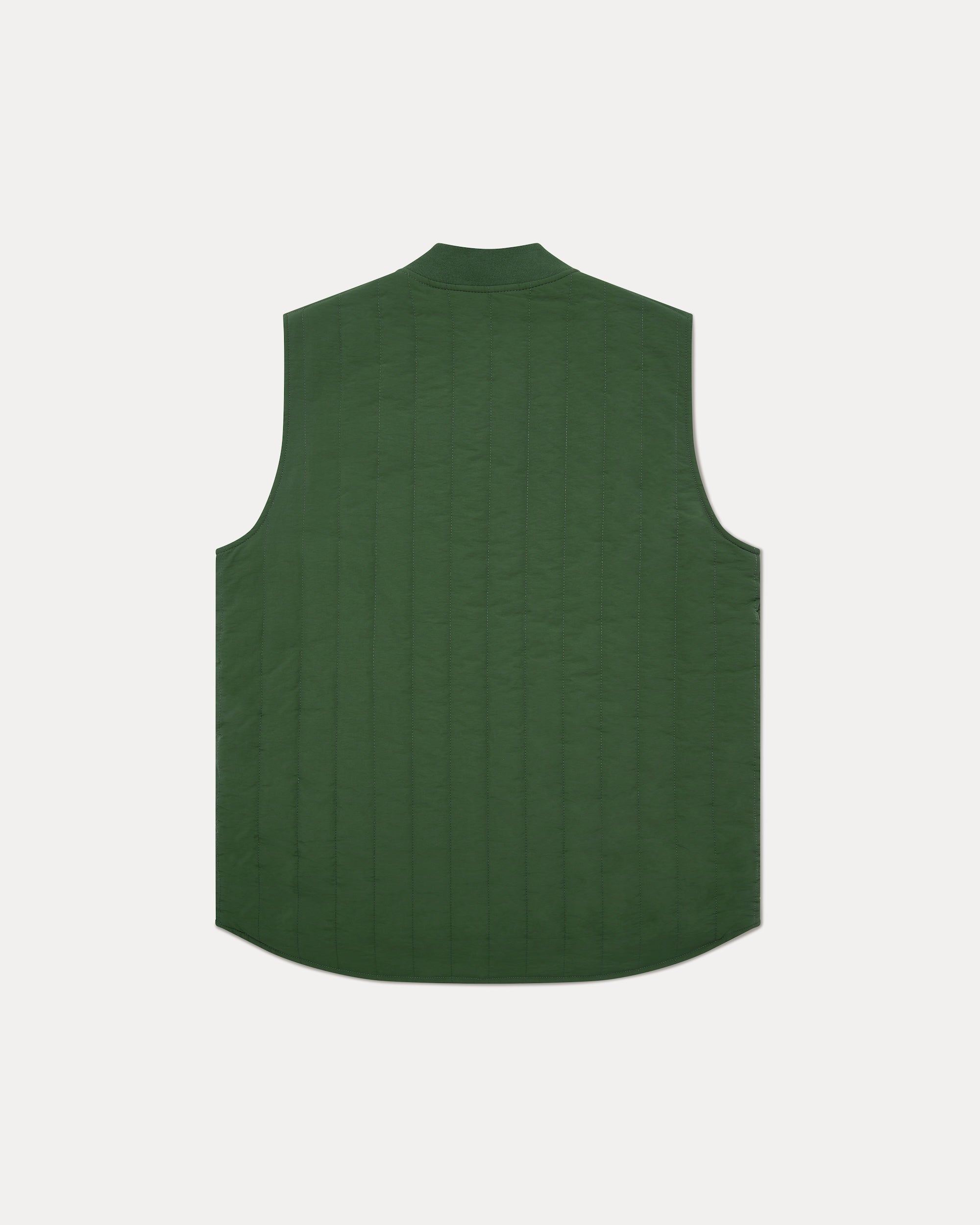 Quilted Gilet - Green