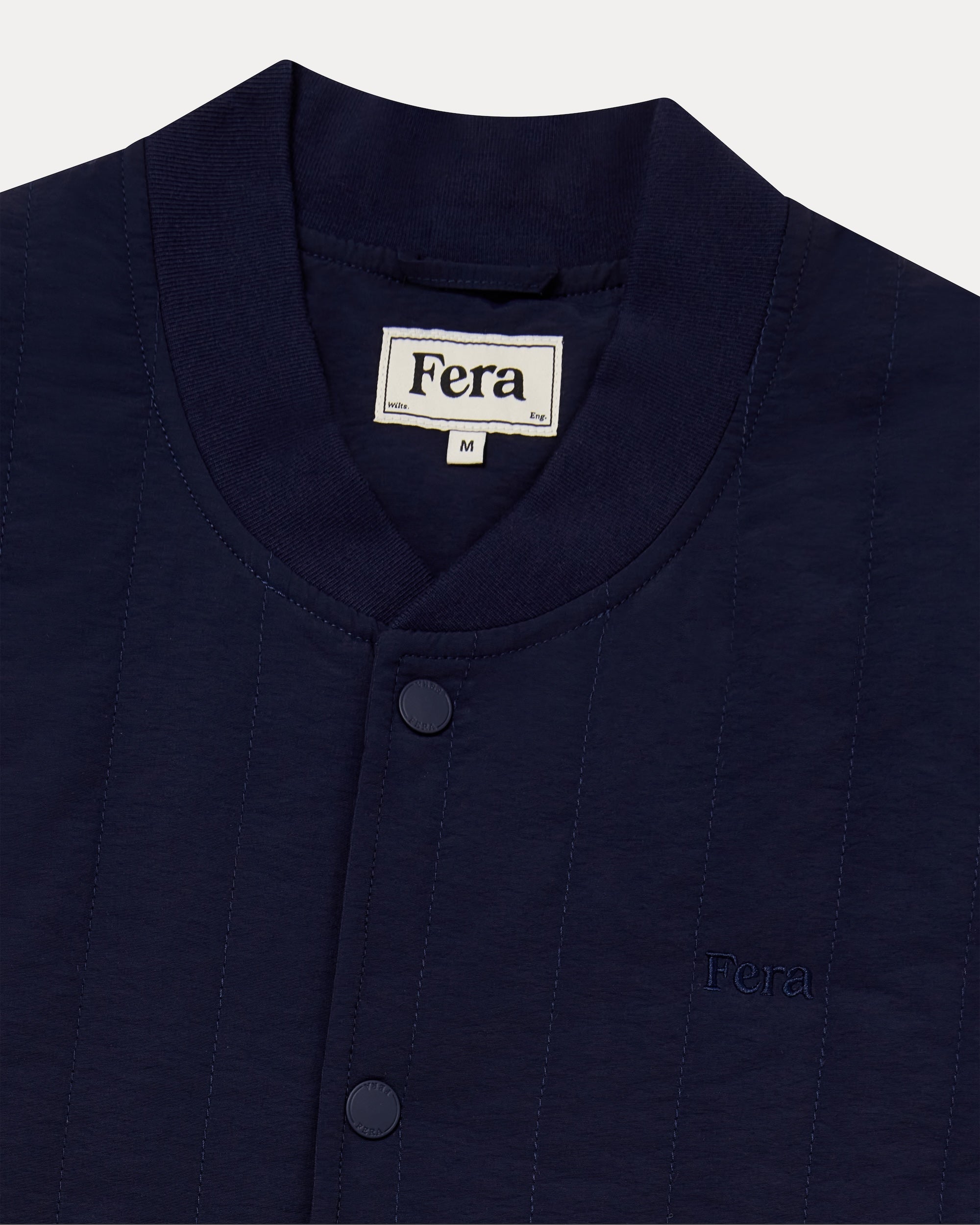 Quilted Gilet - Navy