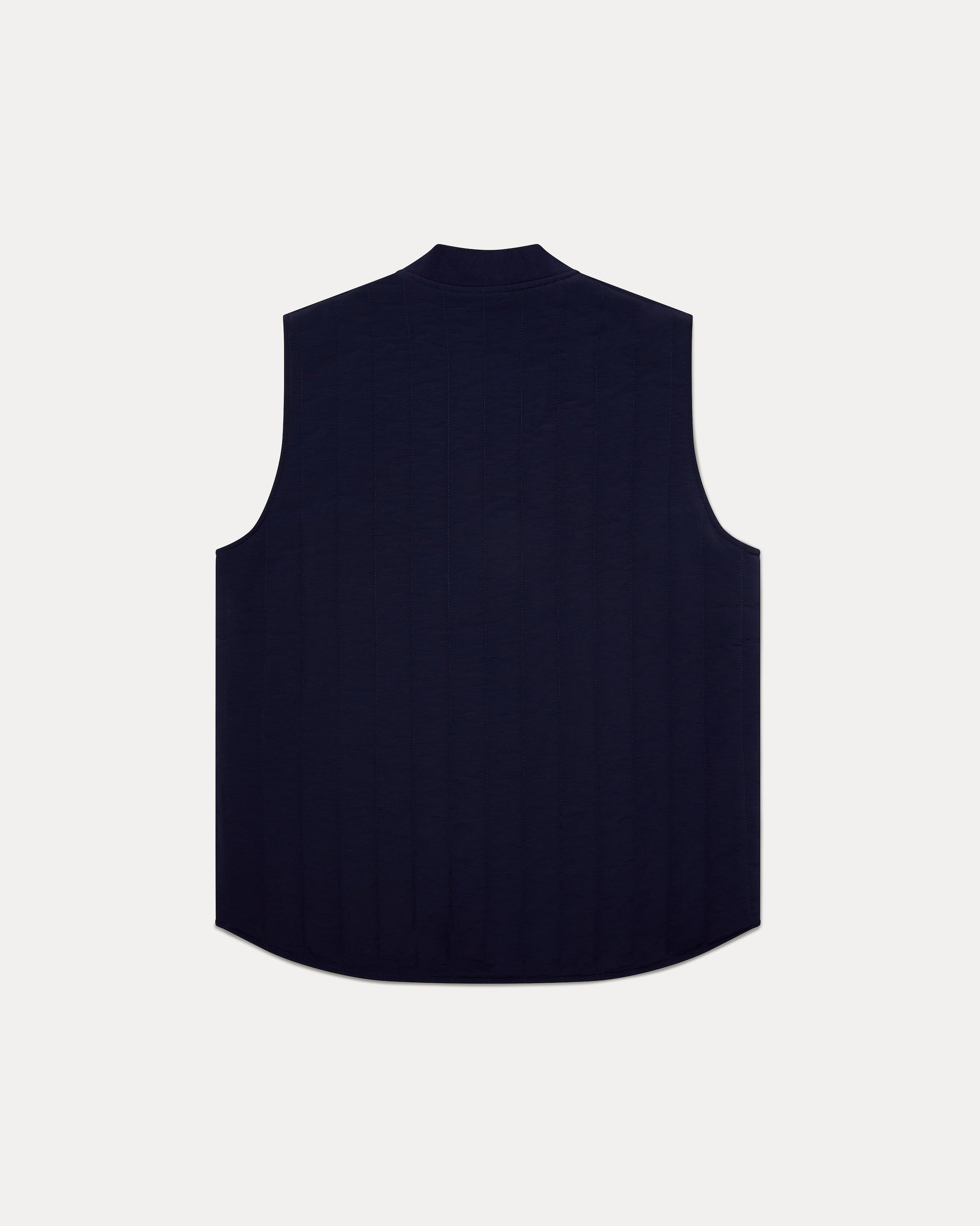 Quilted Gilet - Navy