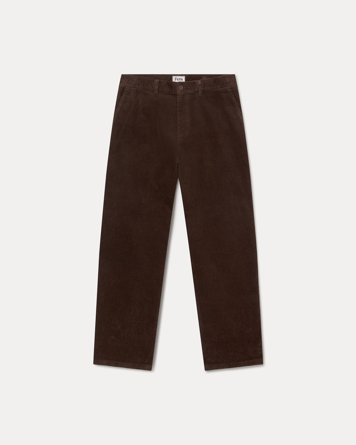Relaxed Cord Trousers - Brown