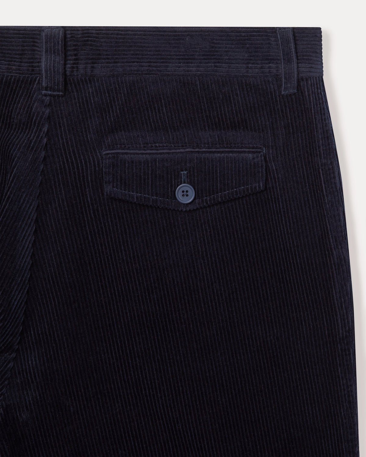 Relaxed Cord Trousers - Navy