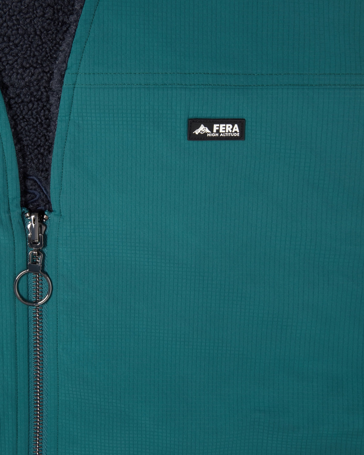 Reversible Sherpa Gilet - Teal