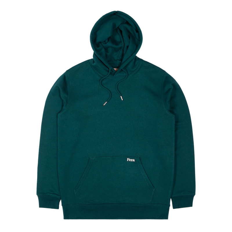 Logo Hoodie Teal Green Fera