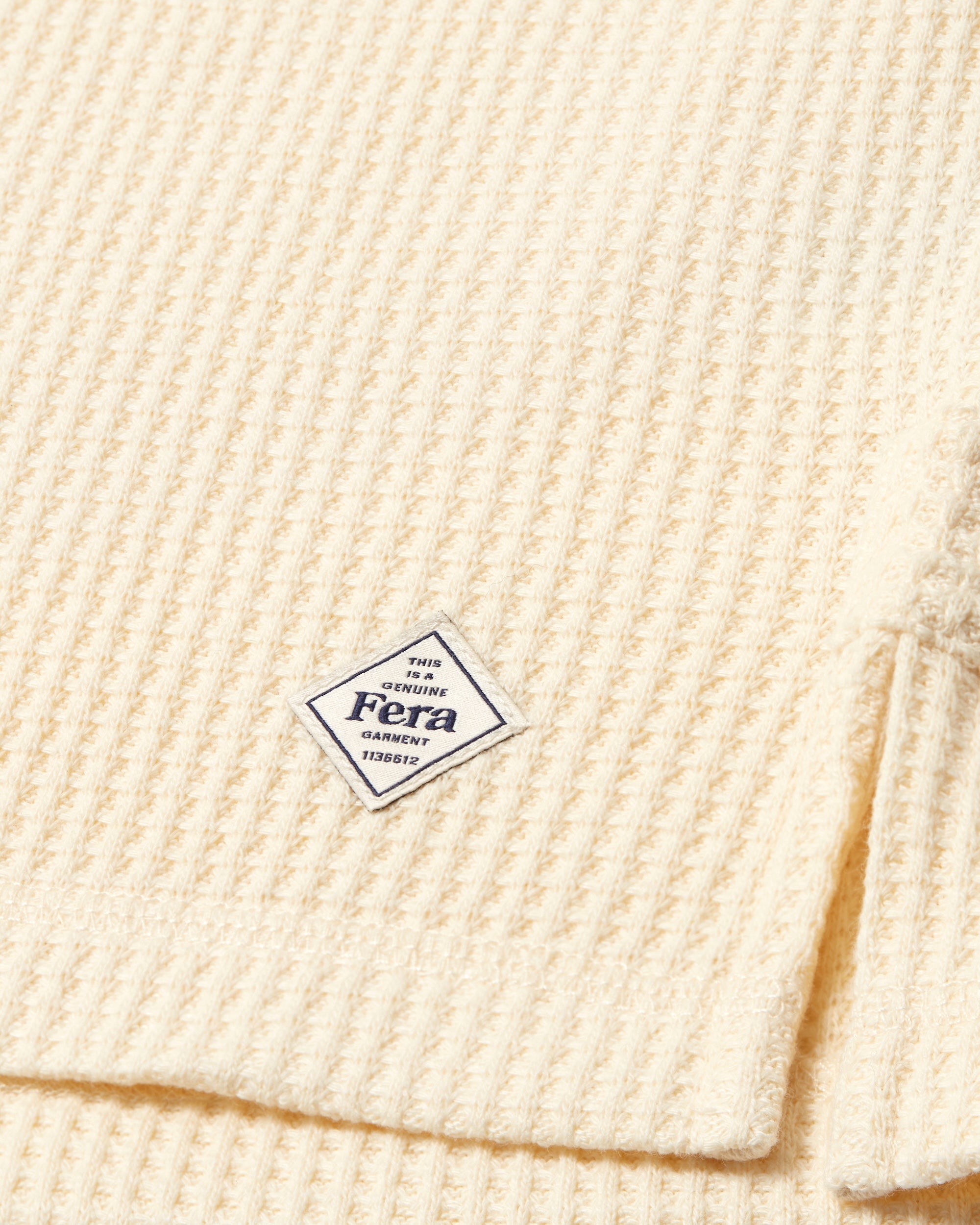 Waffle Long Sleeve - Ecru