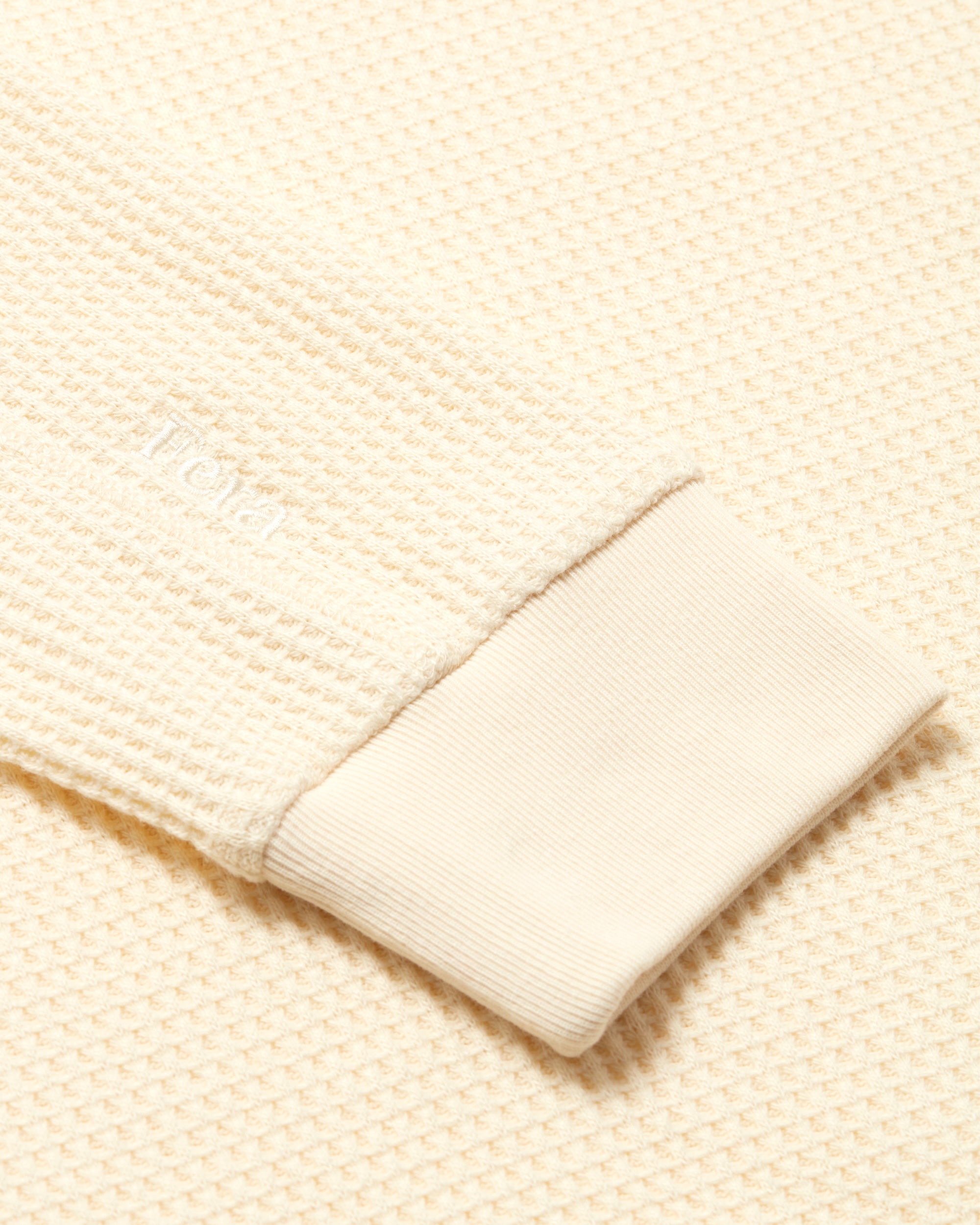 Waffle Long Sleeve - Ecru