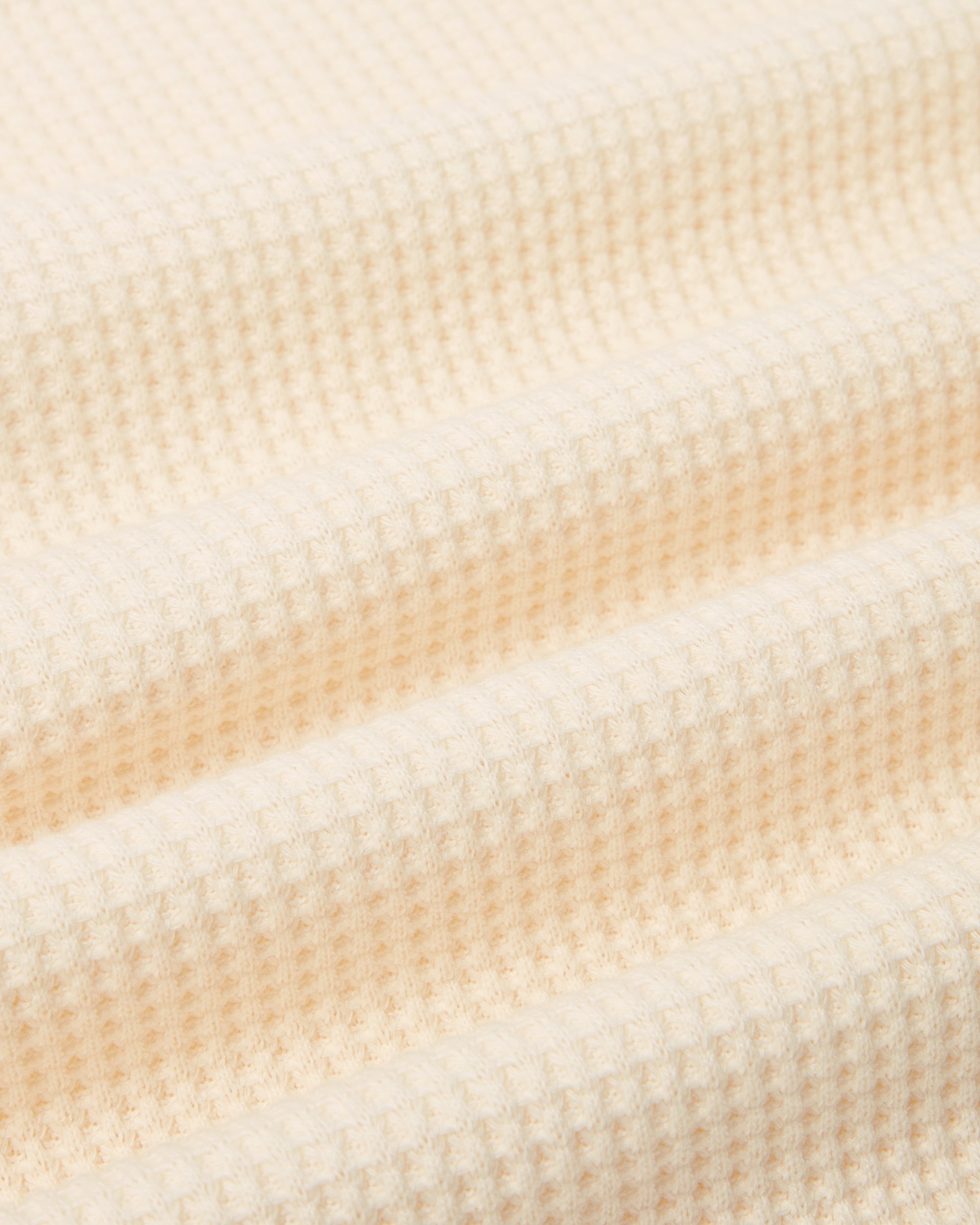 Waffle Long Sleeve - Off-White