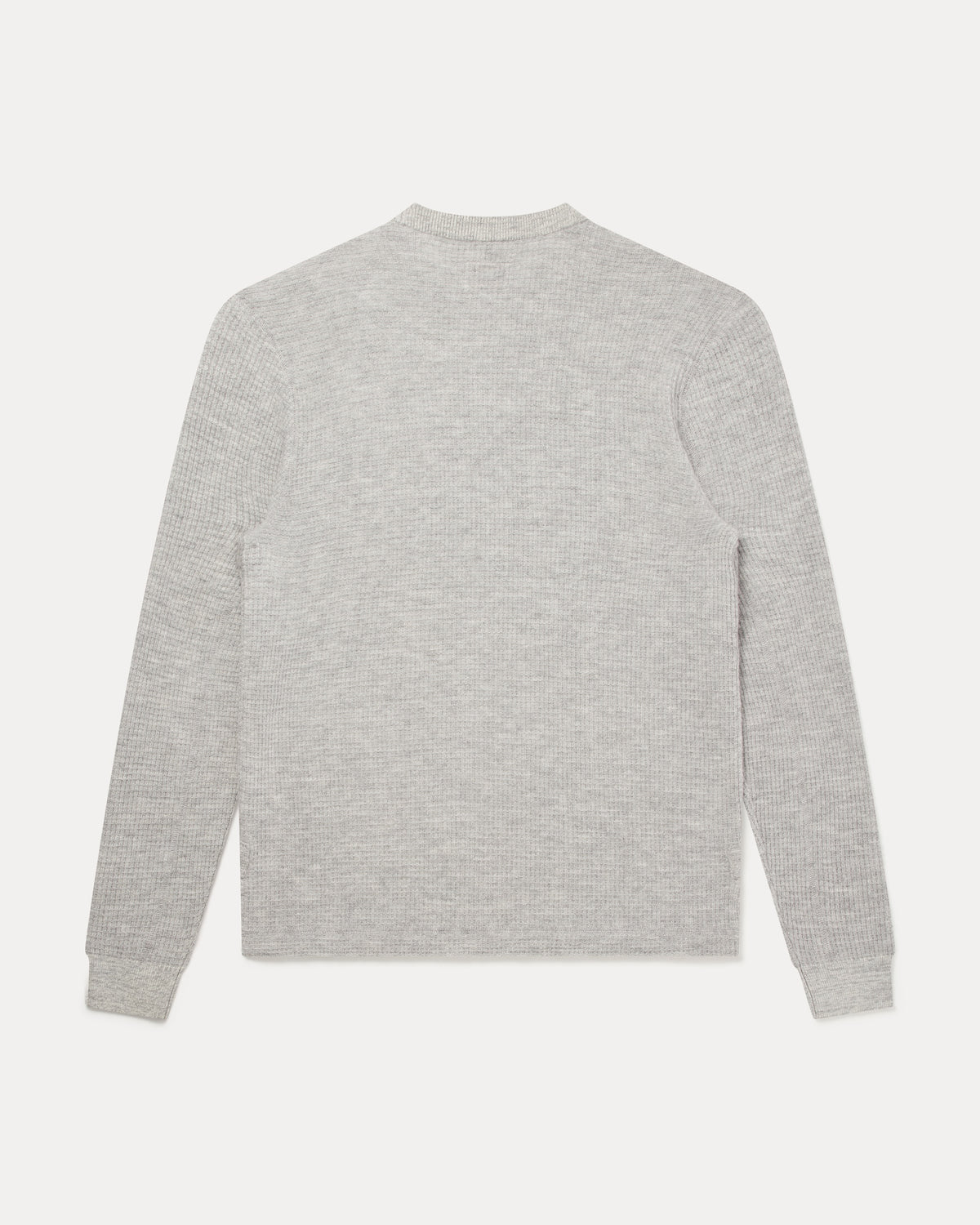 Wool Waffle Long Sleeve - Grey