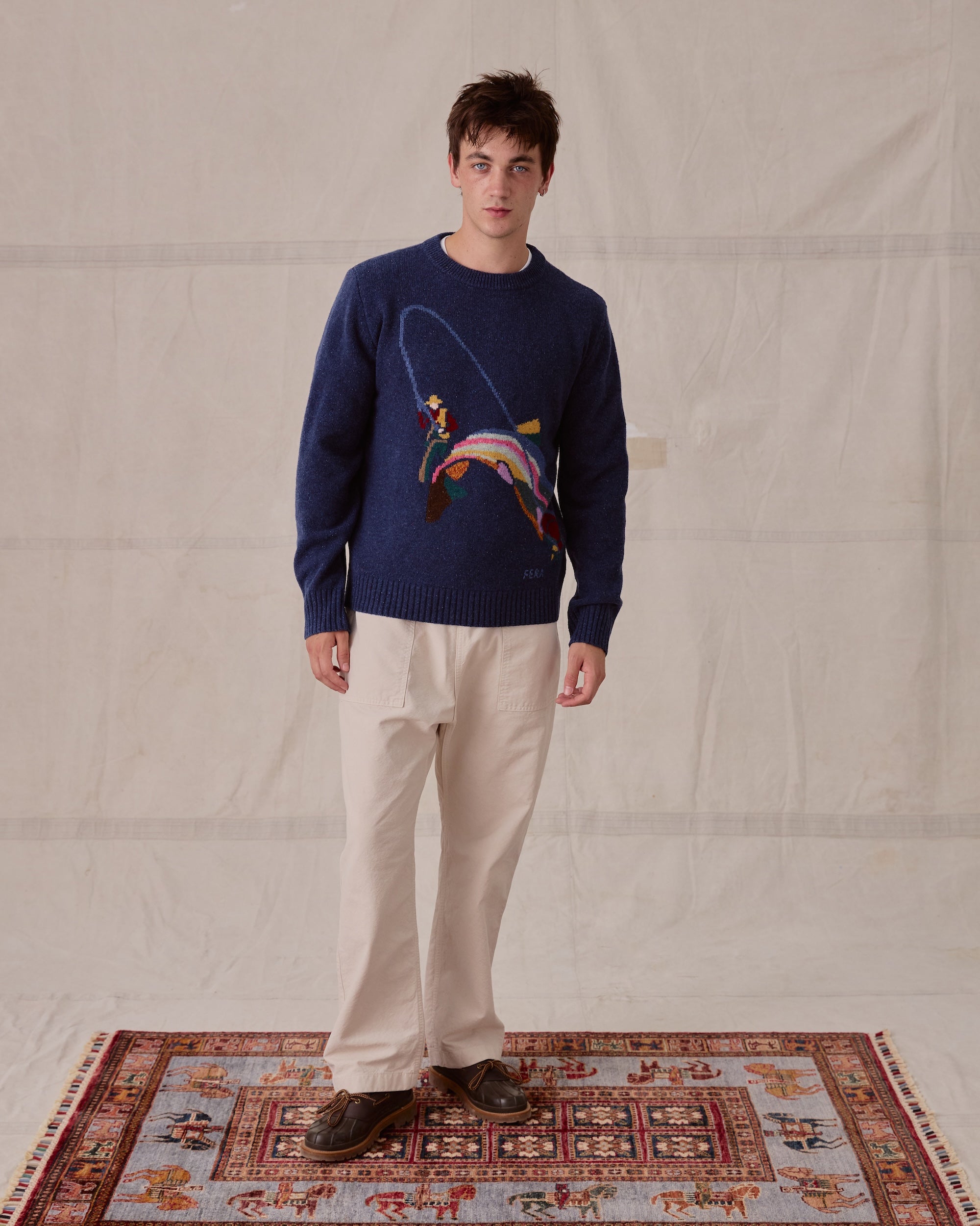 Double Haul Knit - Navy