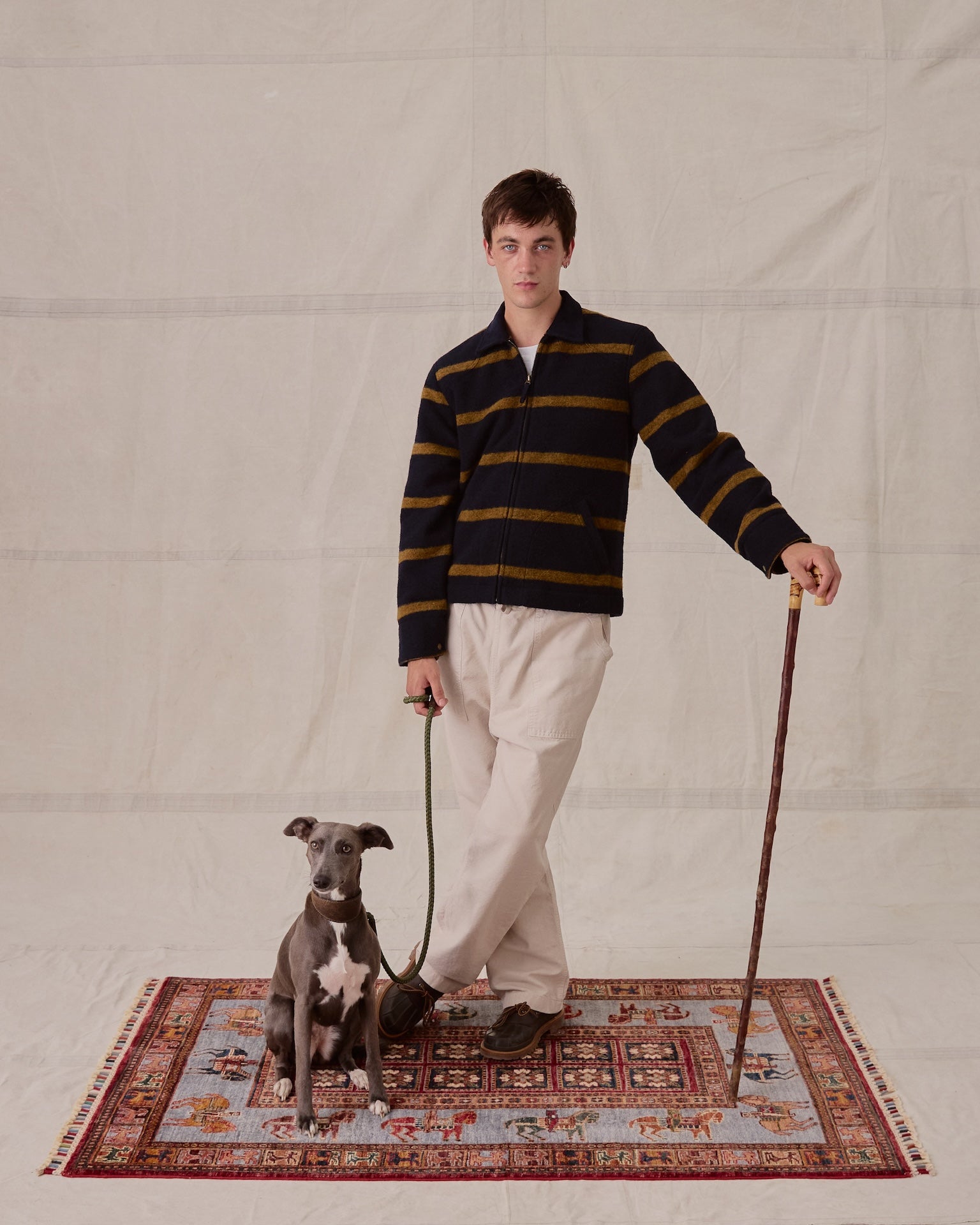 Shire Jacket - Striped Wool