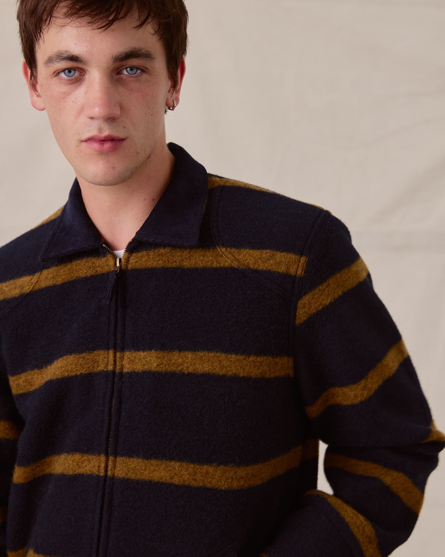 Shire Jacket - Striped Wool