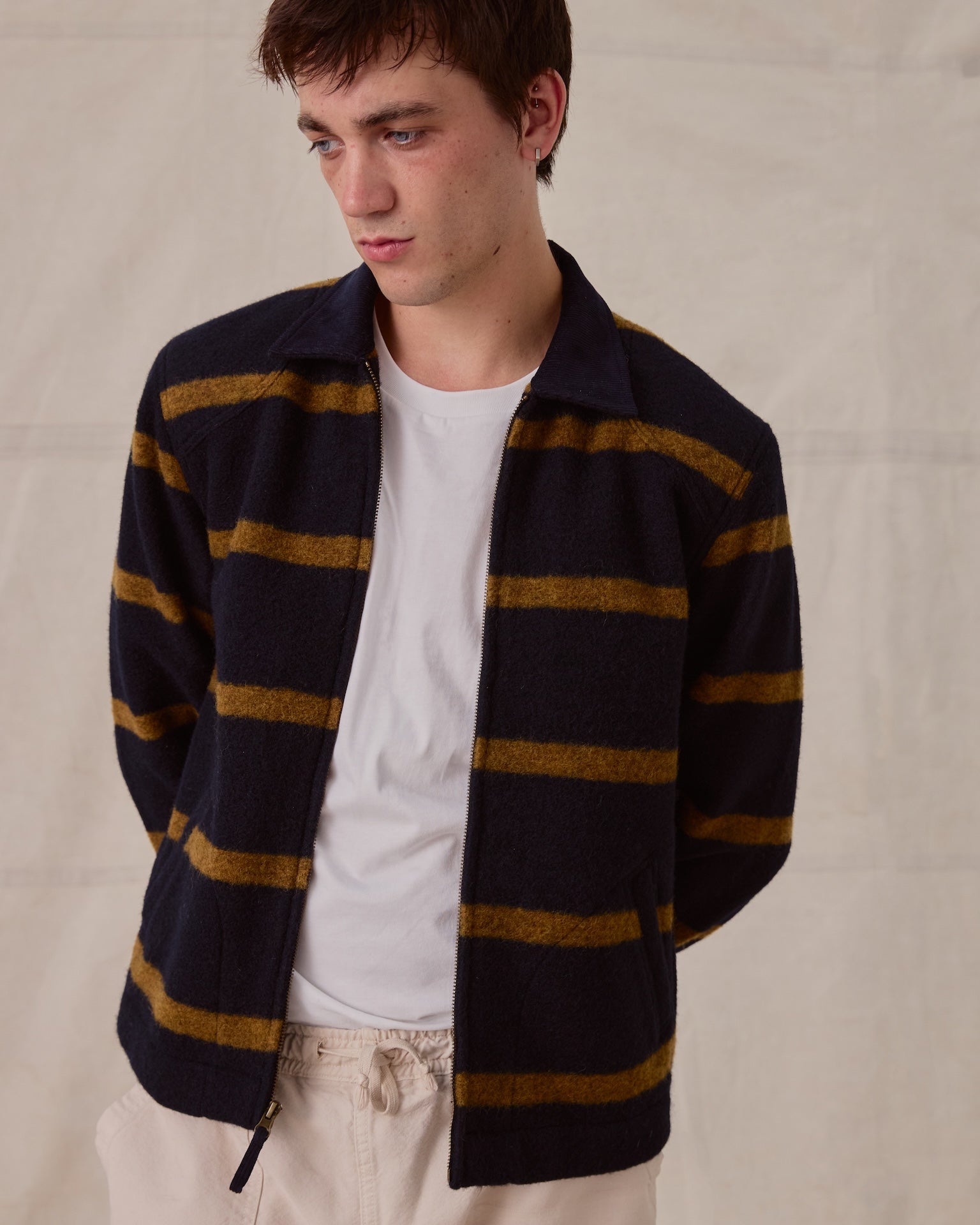 Shire Jacket - Striped Wool