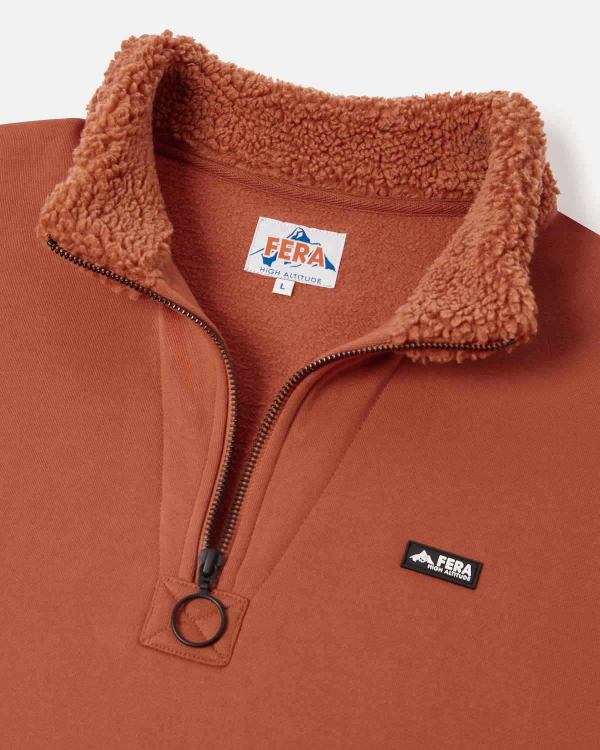 Quarter Zip Fleece Collar - Red