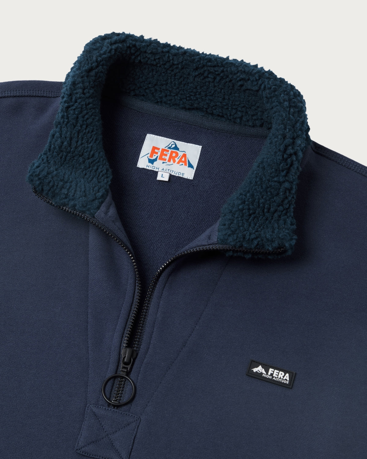 Quarter Zip Fleece Collar - Navy