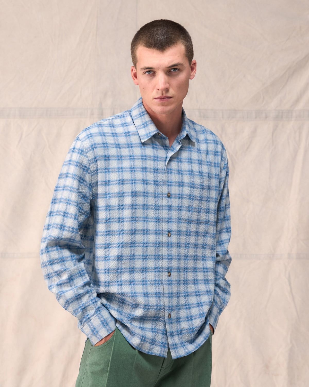Avon Shirt - Blue Check