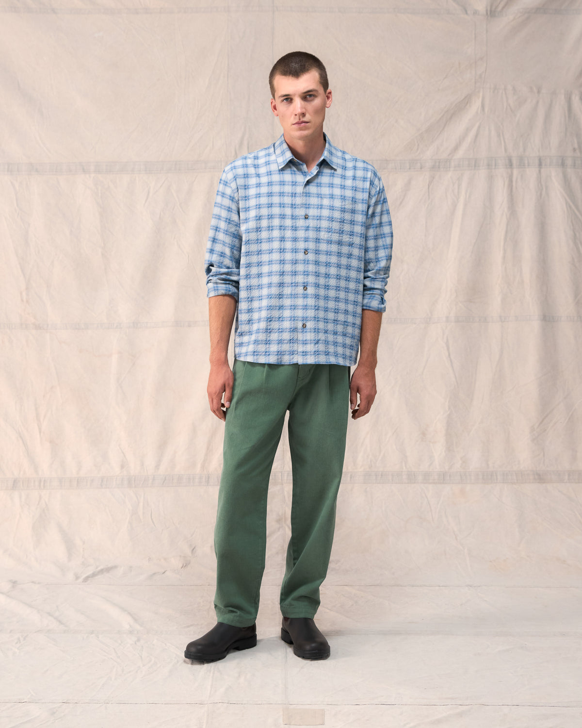 Avon Shirt - Blue Check