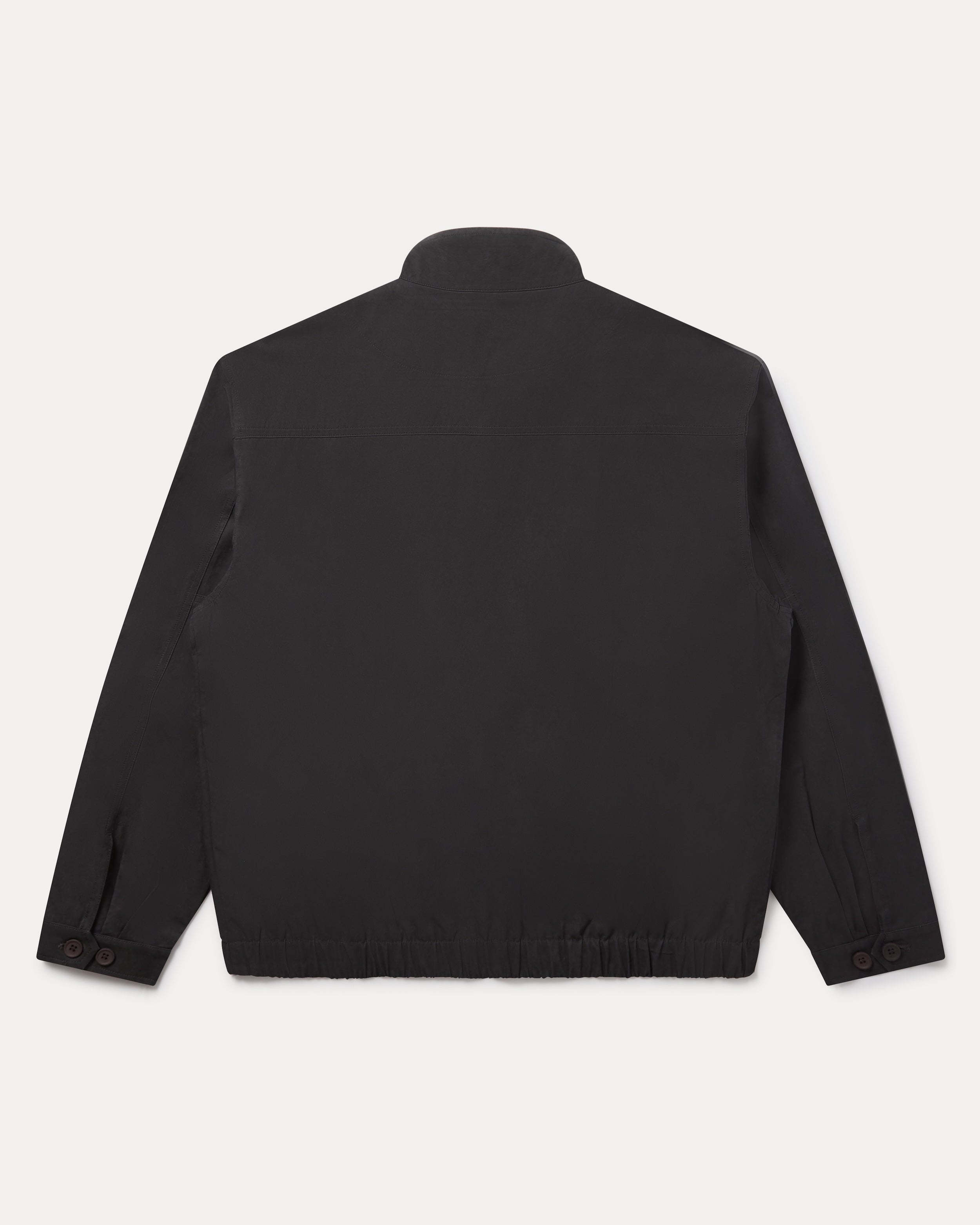 Fera Windbreaker – Charcoal | Woven Cotton Jacket