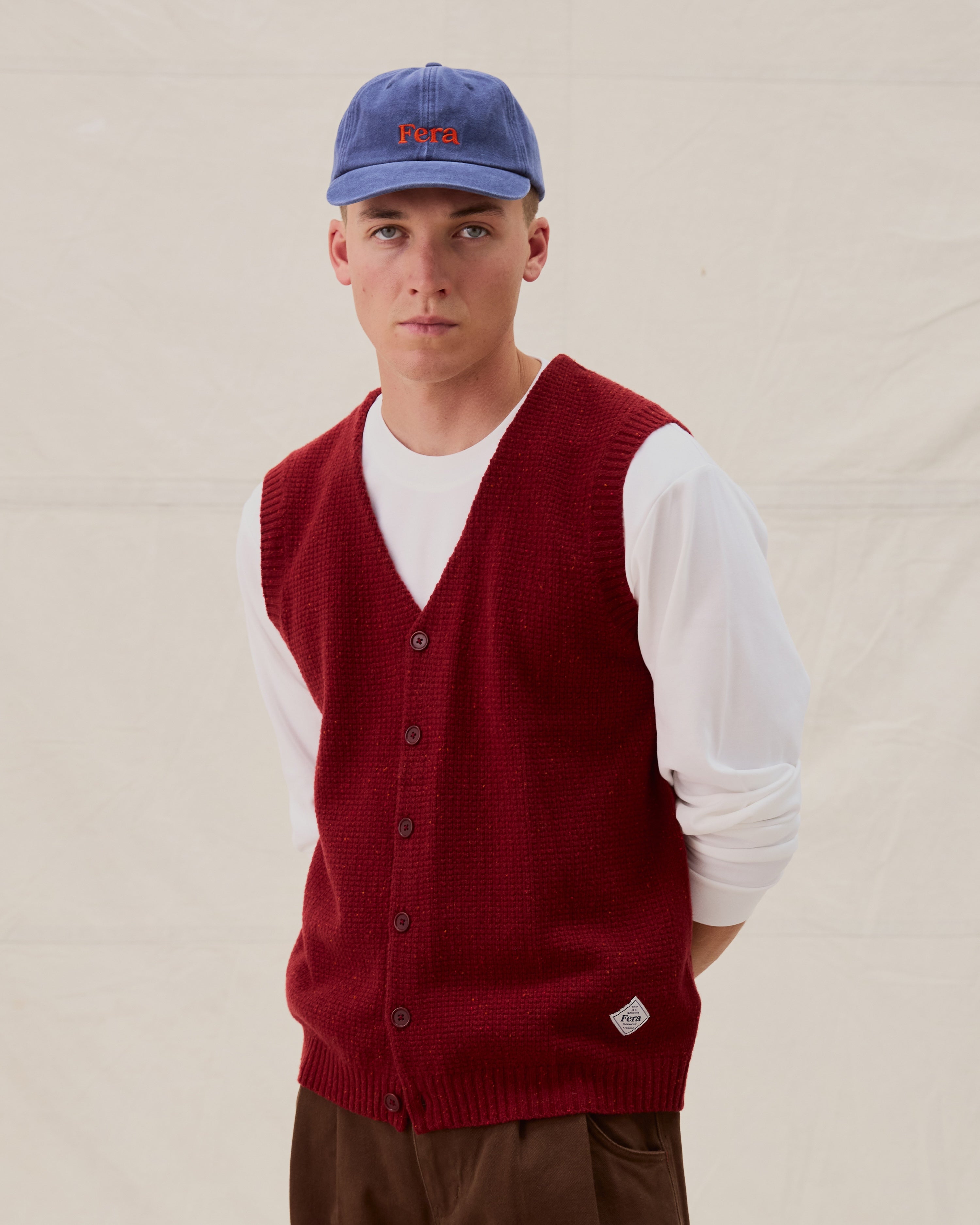Curlew Merino Vest - Bonfire