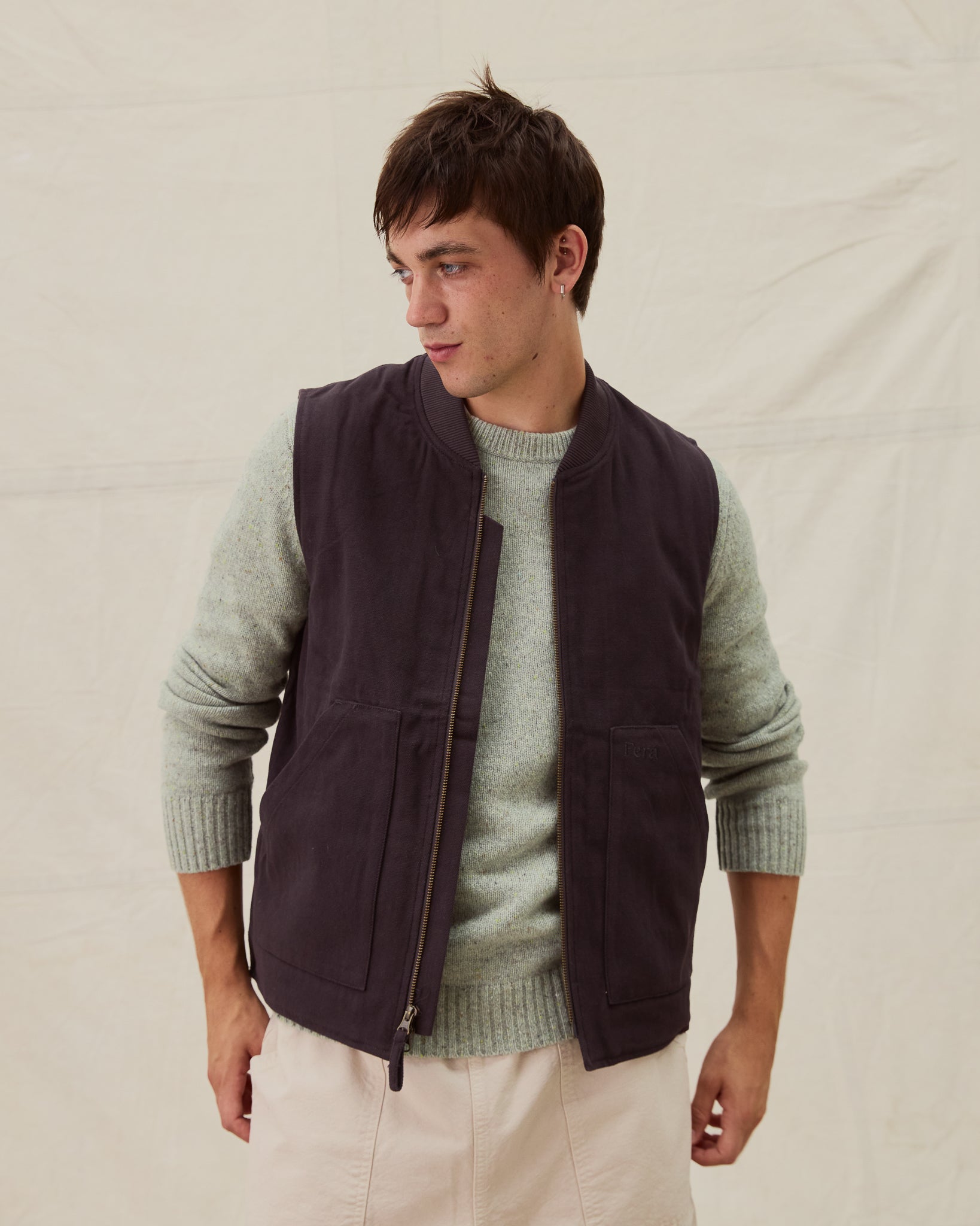 Poacher Gilet - Navy Blue