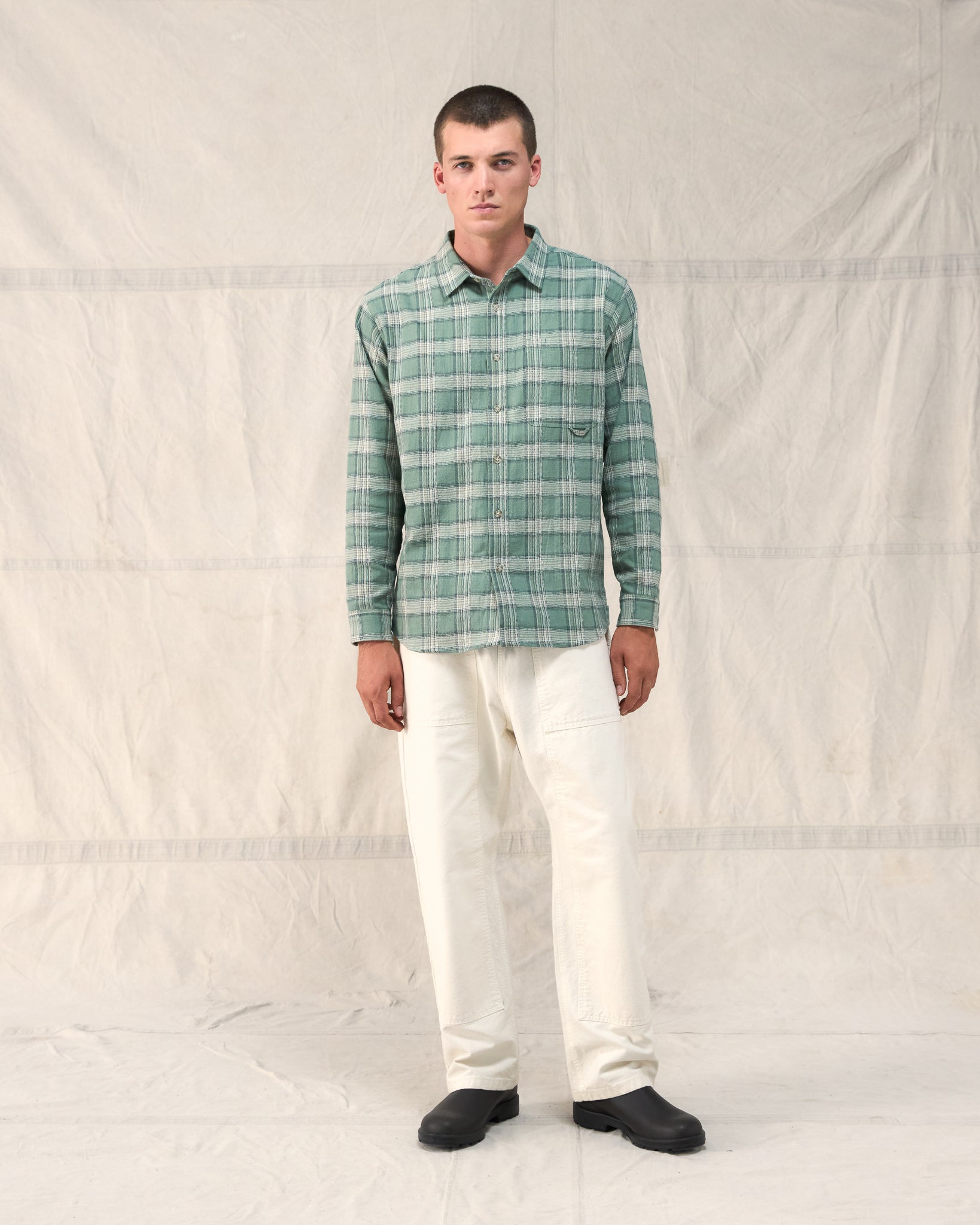 Japanese Flannel Shirt - Green