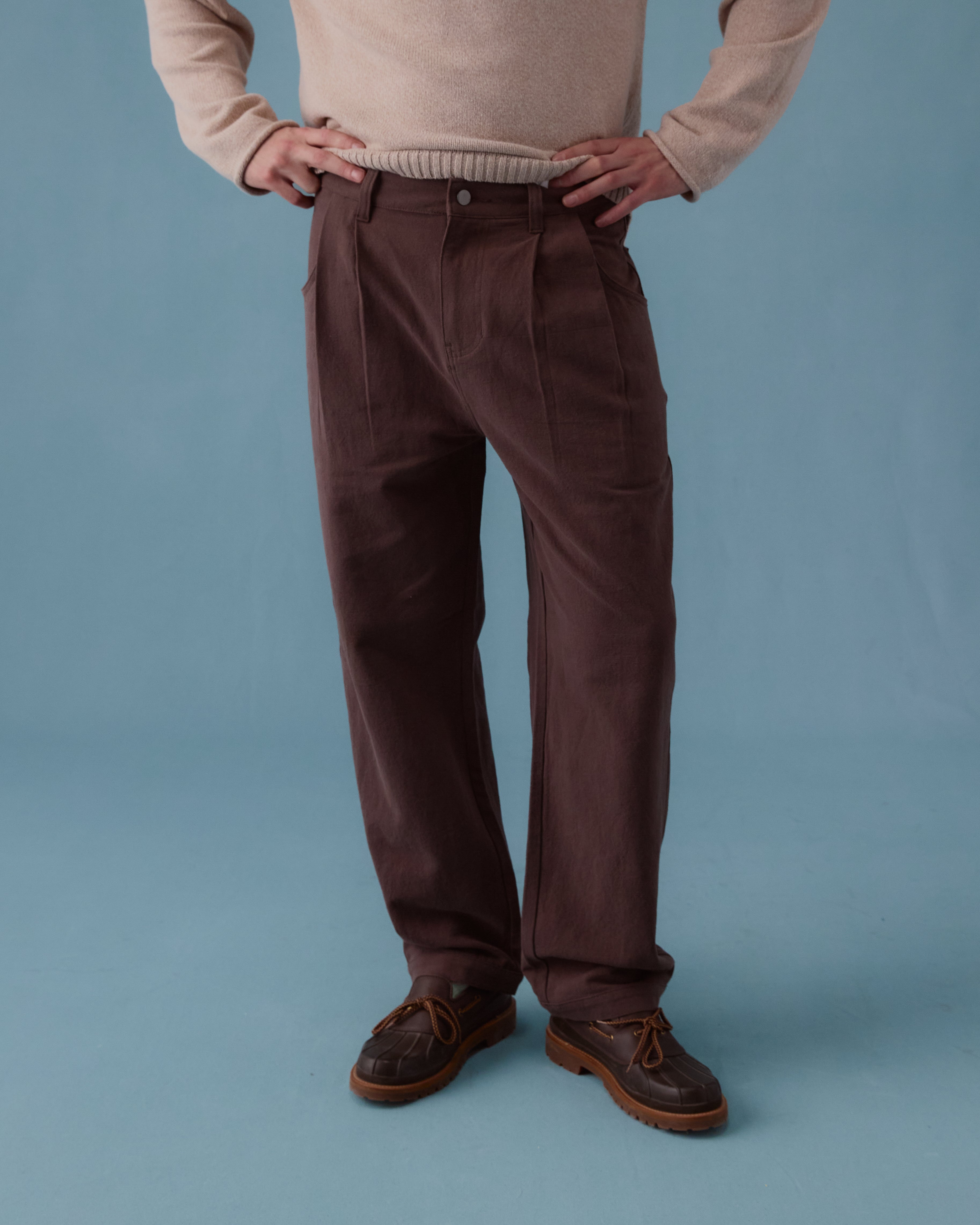 Uniform Trouser - Brown Hemp